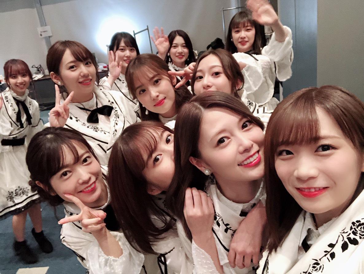 乃木坂46是日本國民女團，在演唱會前夕搶先在風雲榜舞台亮相演出。（翻攝自乃木坂46臉書）