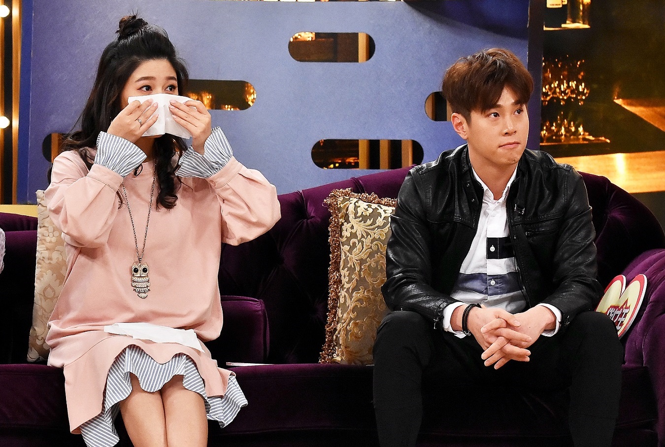 白家綺與吳東諺姊弟戀開花結果十分幸福。（衛視中文台提供）