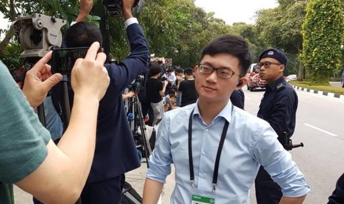 網紅「視網膜」陳子見當新聞主播9個月，決定離開主播台。（翻攝視網膜臉書專頁）