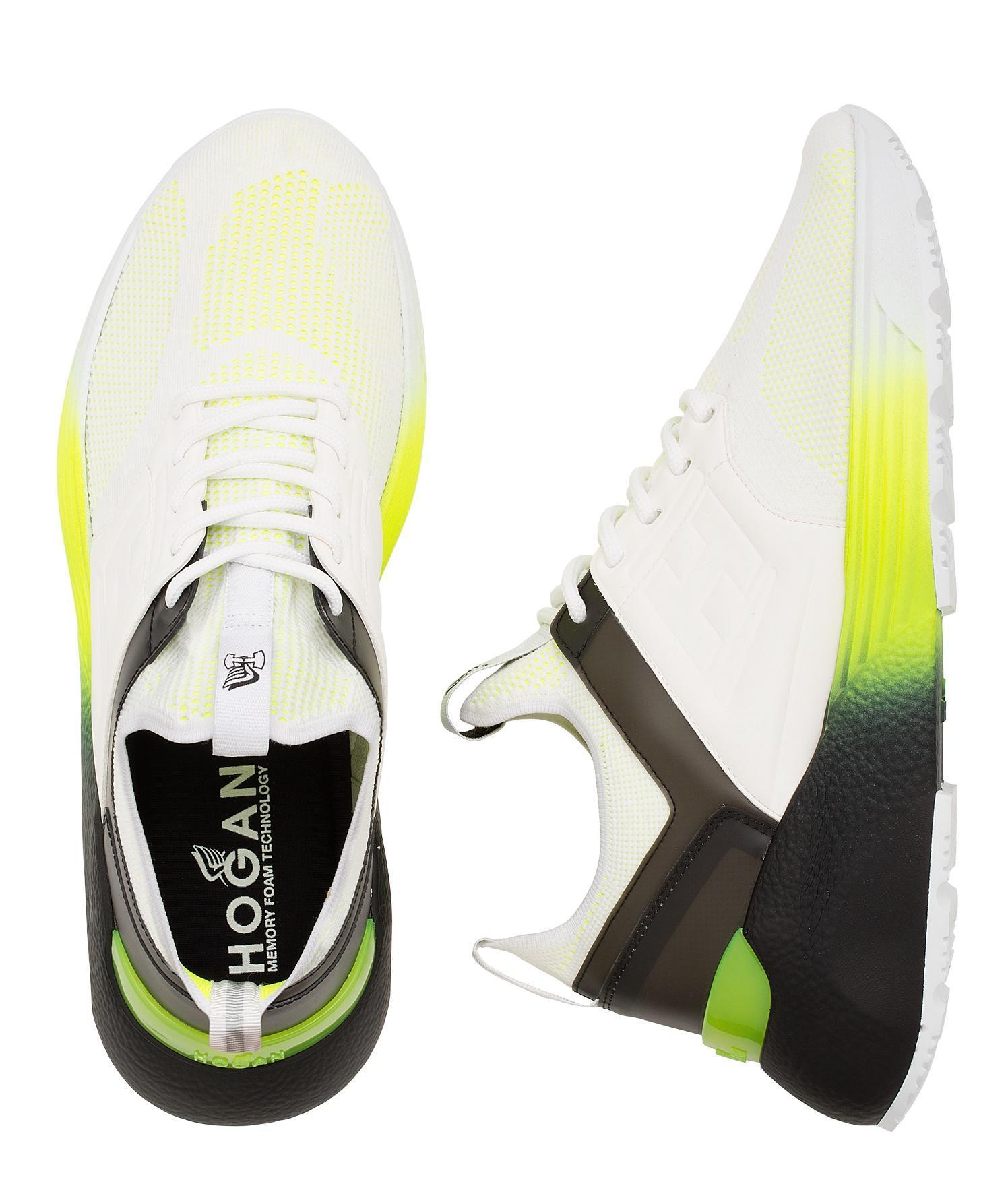 HOGAN ACTIVE ONE螢光男士休閒鞋，NT$24,300。（品牌提供）