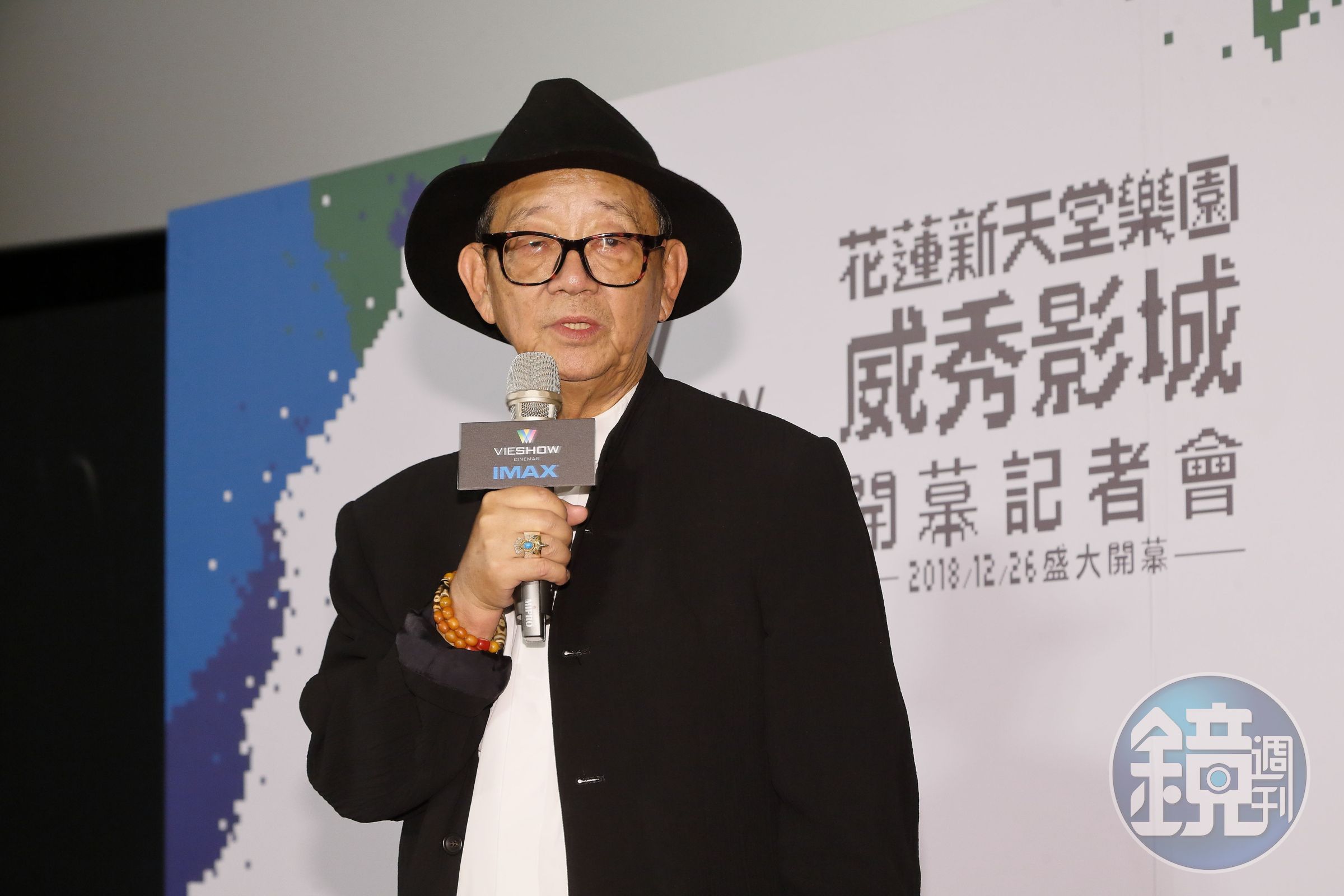 台開集團董事長邱復生主持開幕活動。（威秀影城提供）