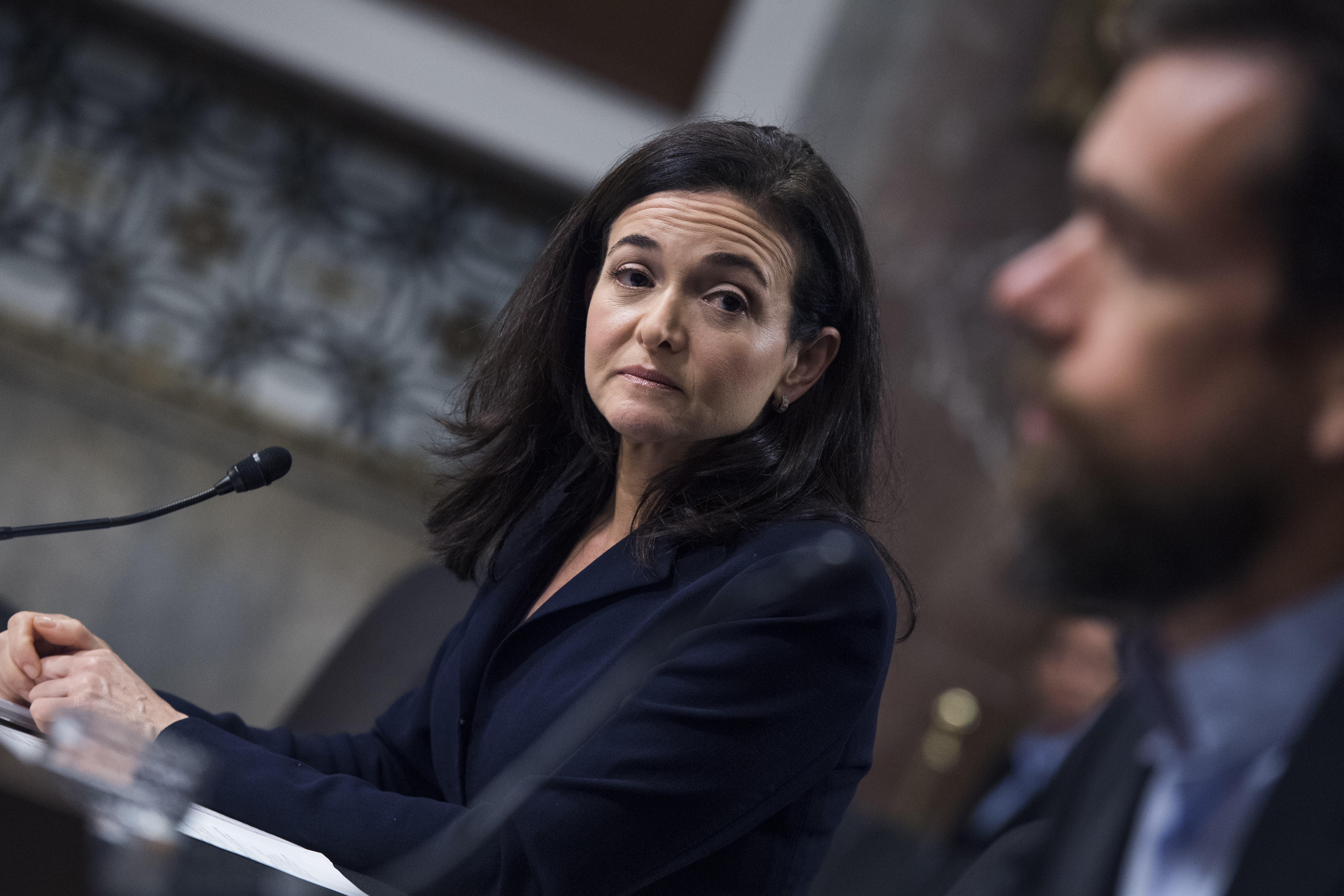 臉書營運長桑德伯格，出身全球最頂尖的的哈佛商學院。（東方IC）