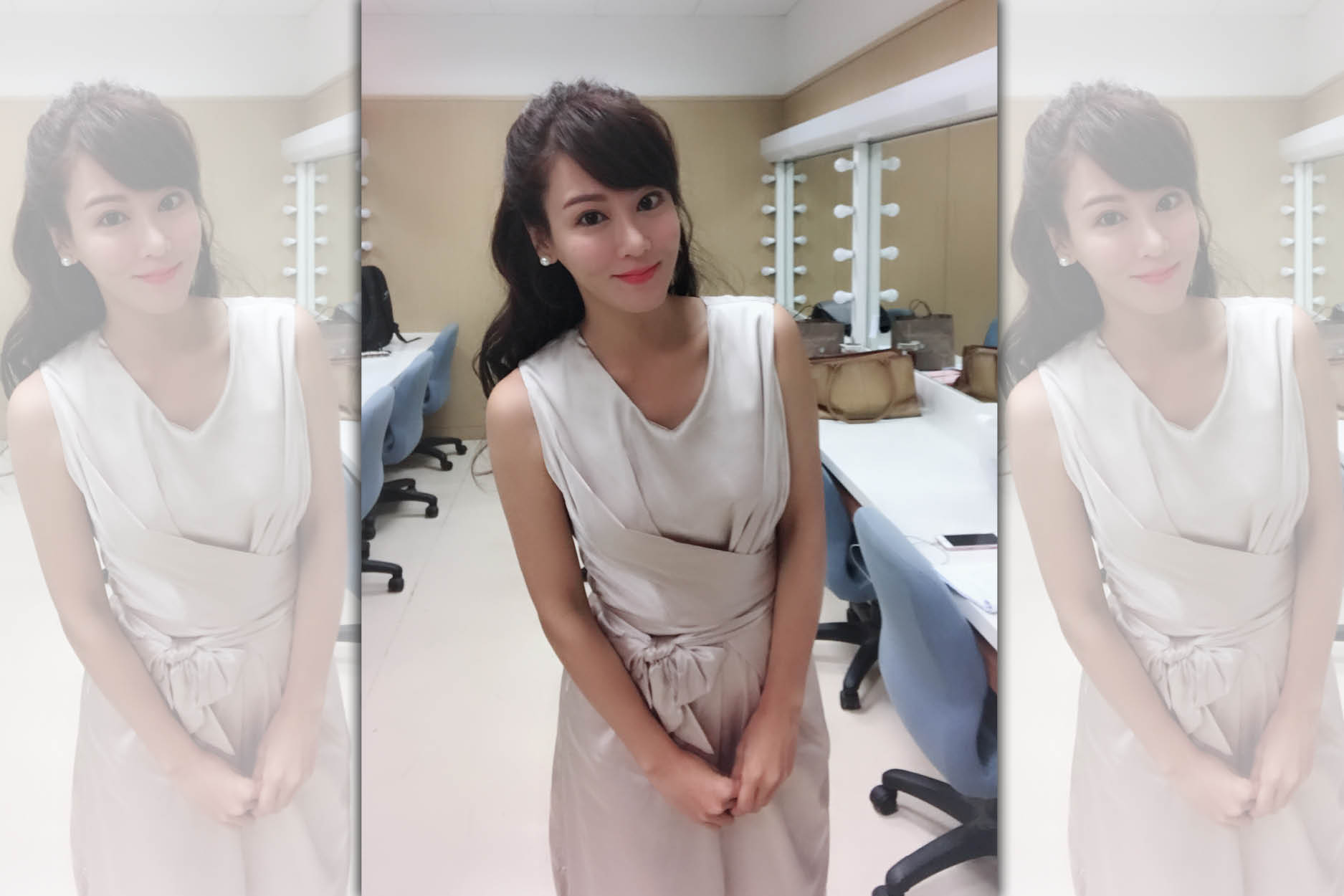 邱琦雯已準備好耶誕節禮物，將與劇組演員玩交換禮物。（艾迪昇傳播提供）