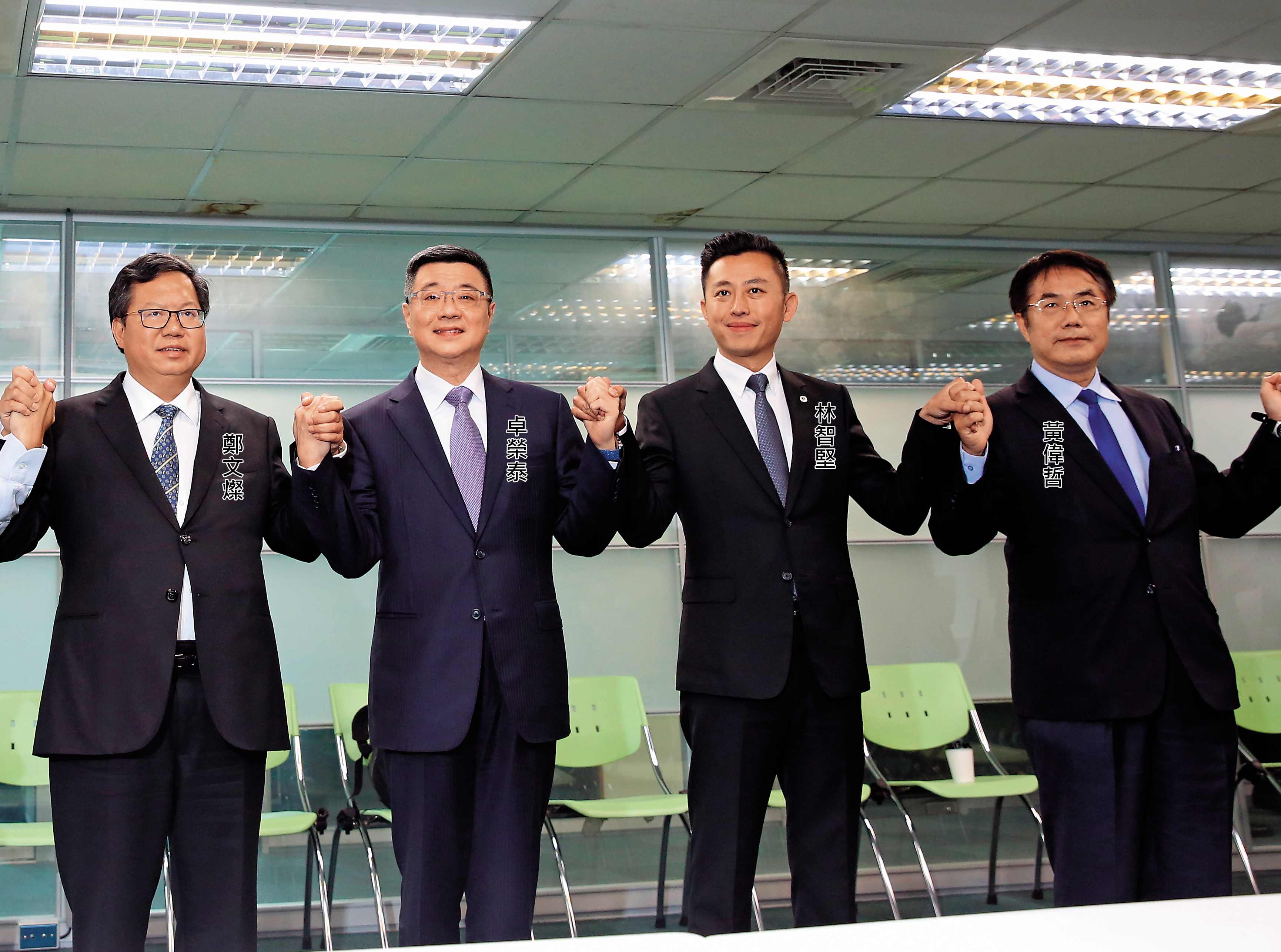 行政院祕書長卓榮泰28日將辭職投入黨主席選戰。