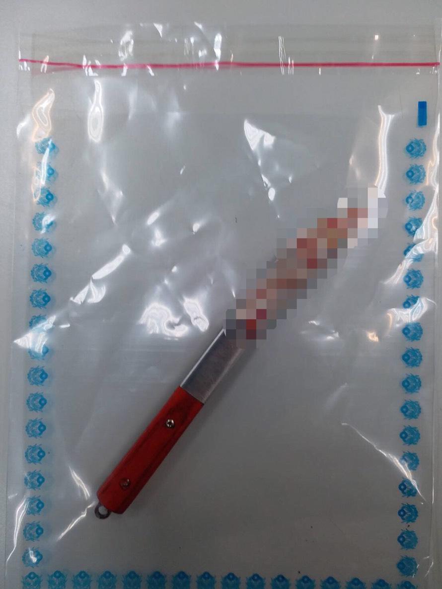 凶嫌供稱自己受到汙辱,才會氣到拿刀刺人。(翻攝畫面)