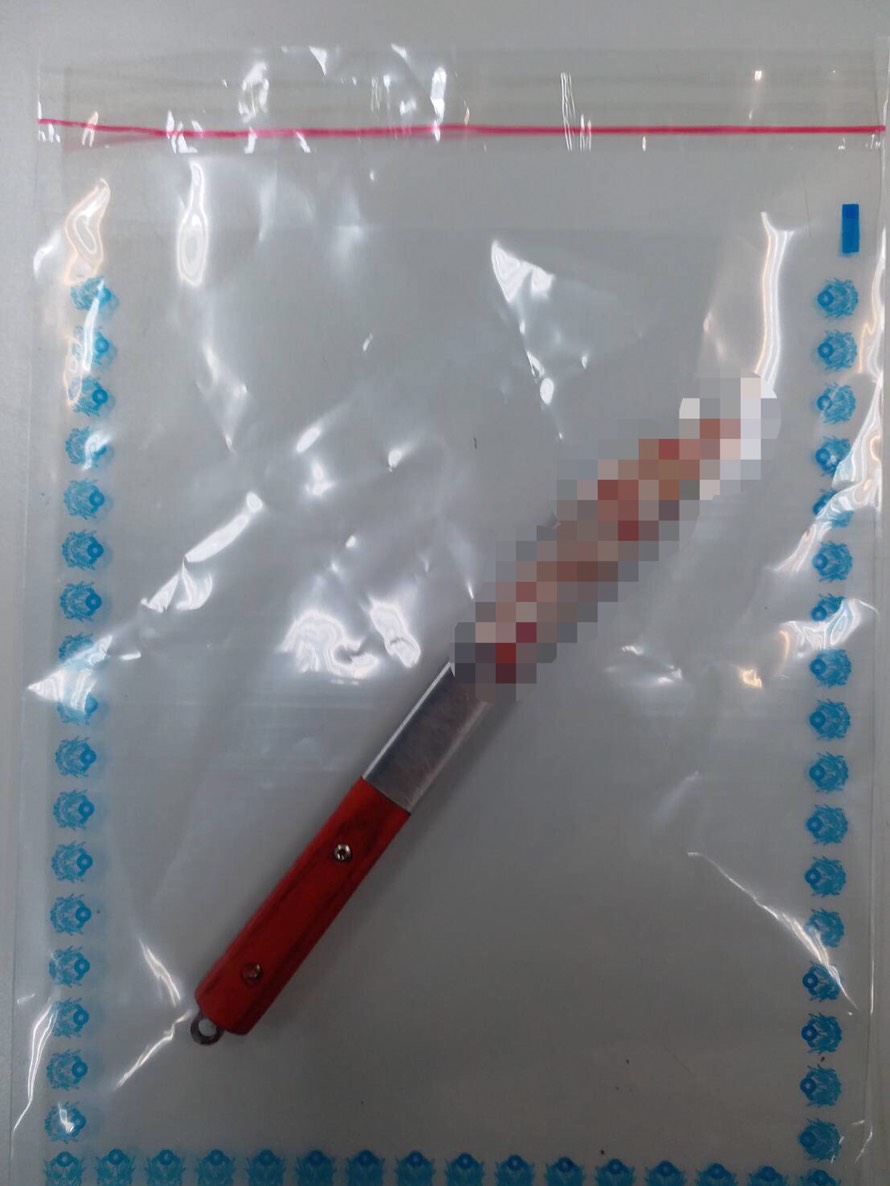 凶嫌供稱自己受到汙辱，才會氣到拿刀刺人。（翻攝畫面）