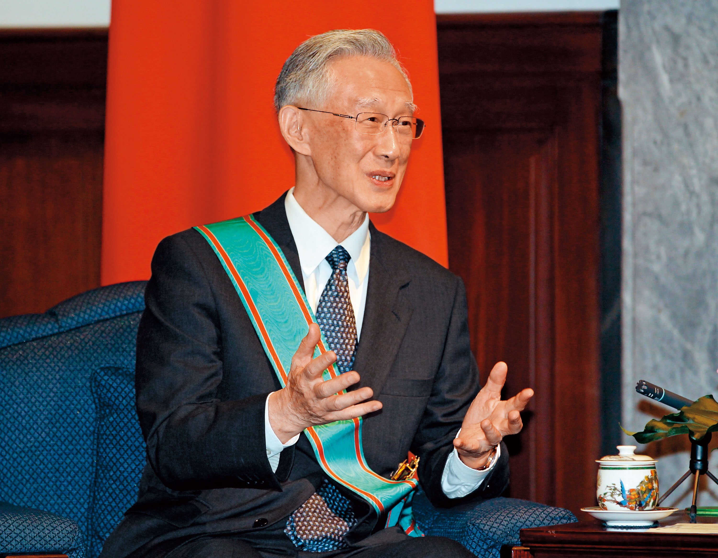 前監察院長陳履安溢被指領退休金122萬元。（中央社）