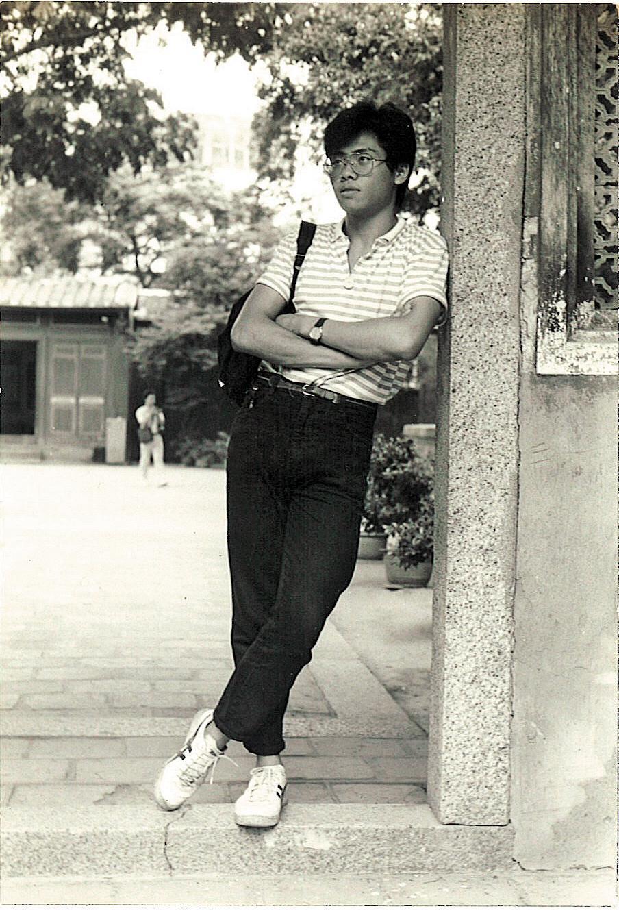 專科時期的羅耕甫在學校很活躍，曾任學生代表。（羅耕甫提供）
