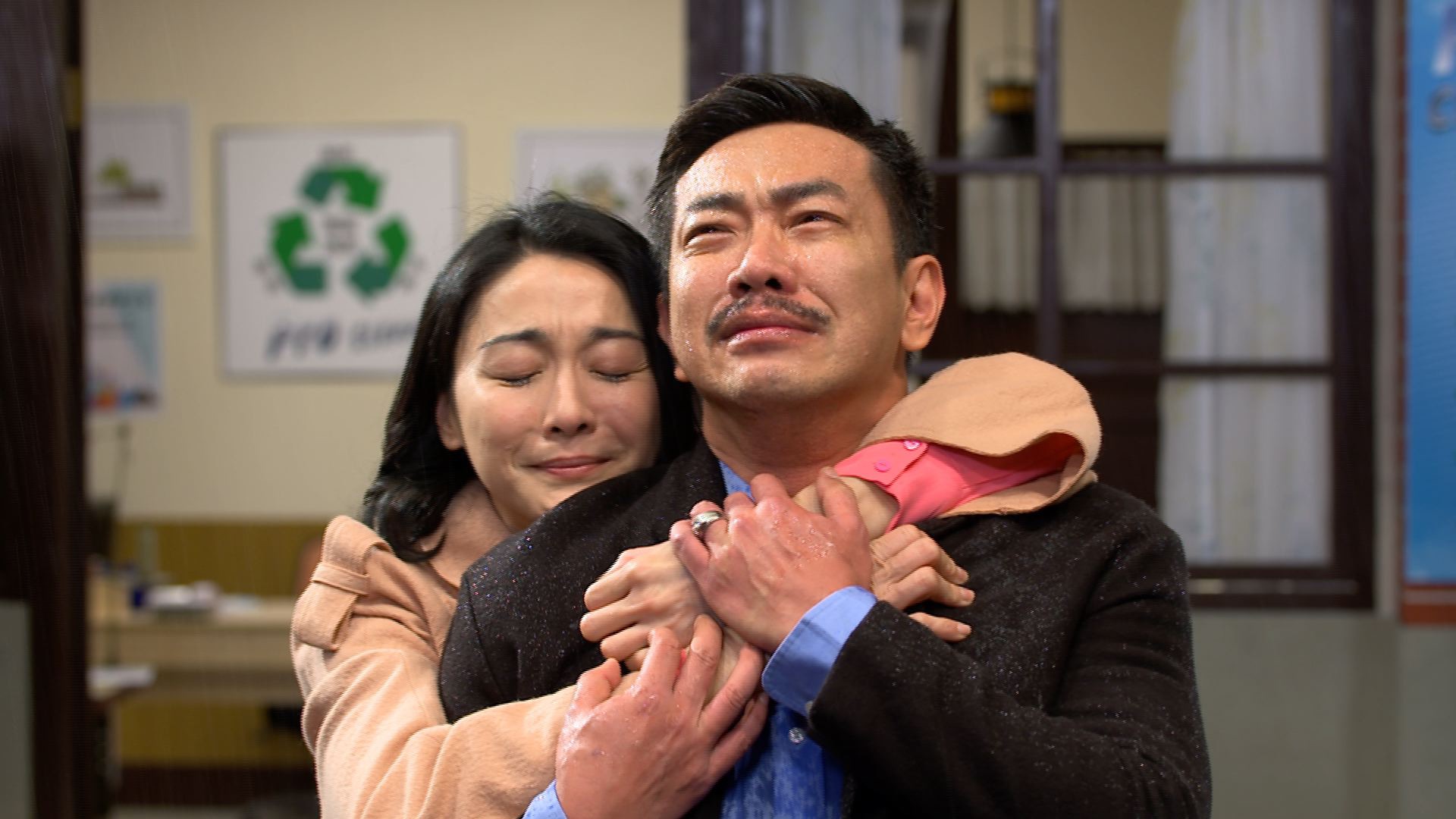 江俊翰回歸《大時代》跟江祖平重逢重頭戲十分感人。（民視提供）