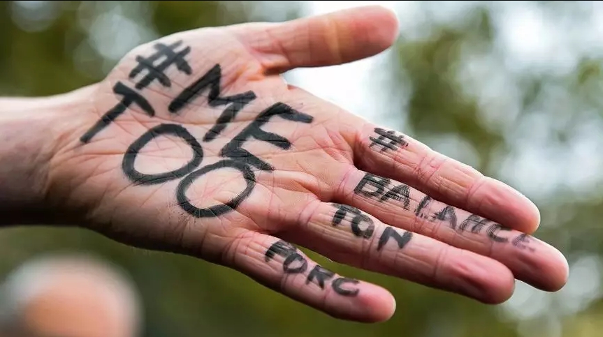 圖 | MeToo 運動(來源:Bertrand Guay/AFP/Getty Images)