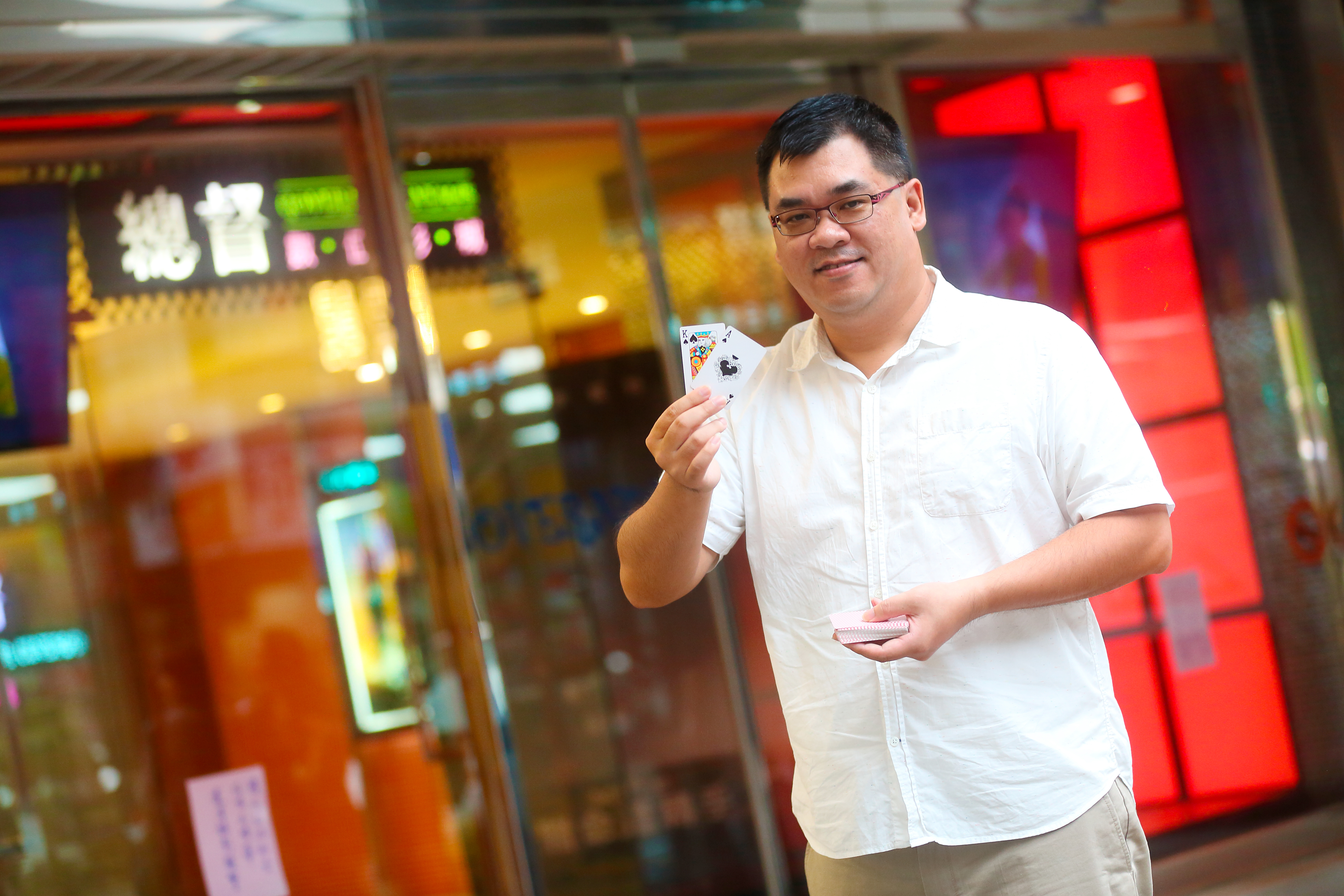 林于正從賭桌21點上，得到操作選擇權買方的停損靈感。