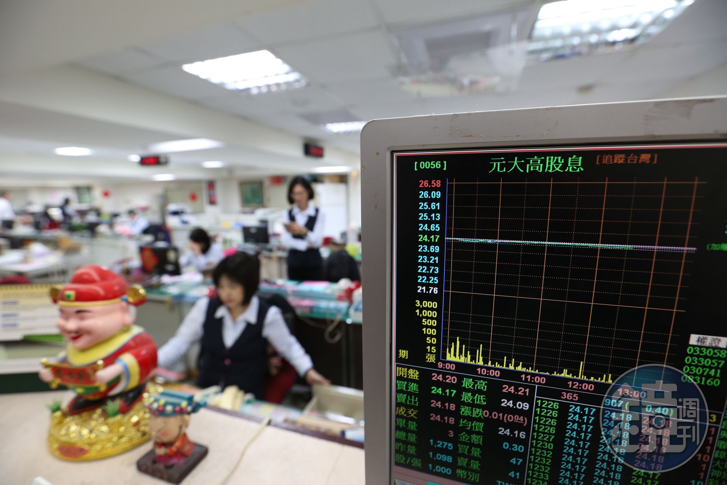 陳重銘認為，股市大跌對他來說，反而是加碼的好時機，日前他大買元大高股息ETF。