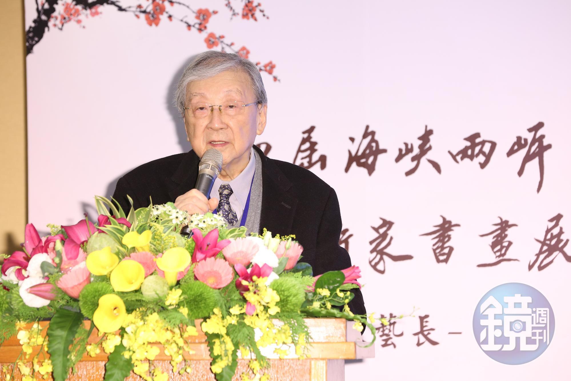 高齡90歲的李行導演雖然行動不便，仍起個大早出席論壇活動，他也表示將會繼續推廣兩岸電影交流。