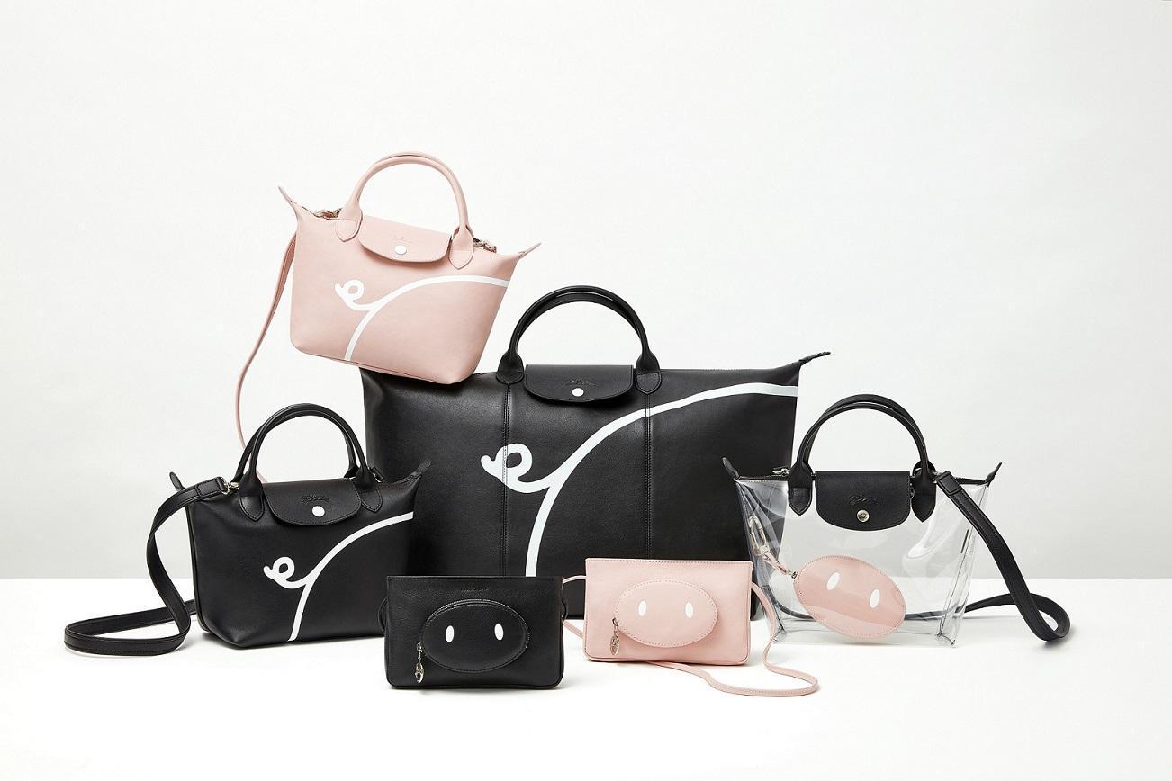 Longchamp推出豬年限定包,歡喜賀新年。〈Longchamp提供〉