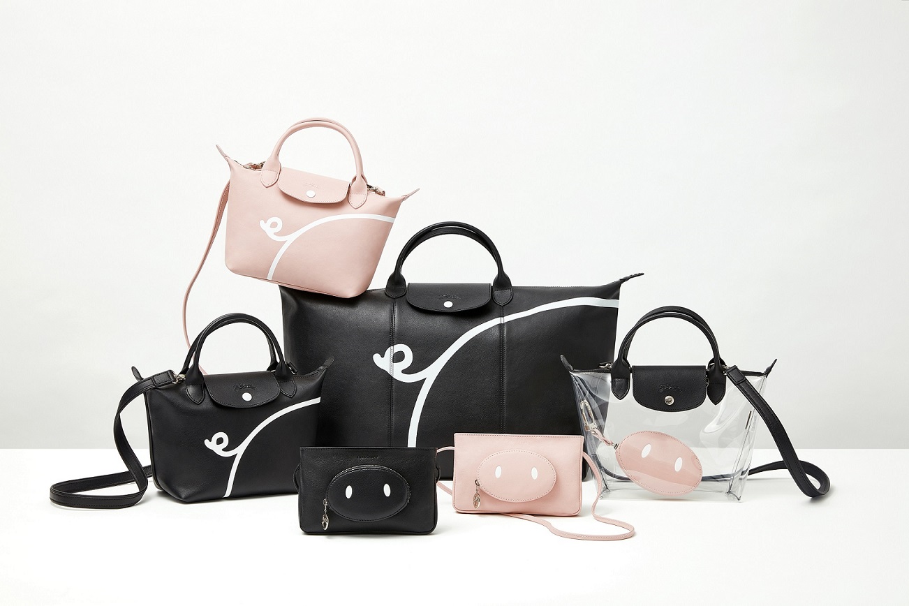 Longchamp推出豬年限定包，歡喜賀新年。〈Longchamp提供〉