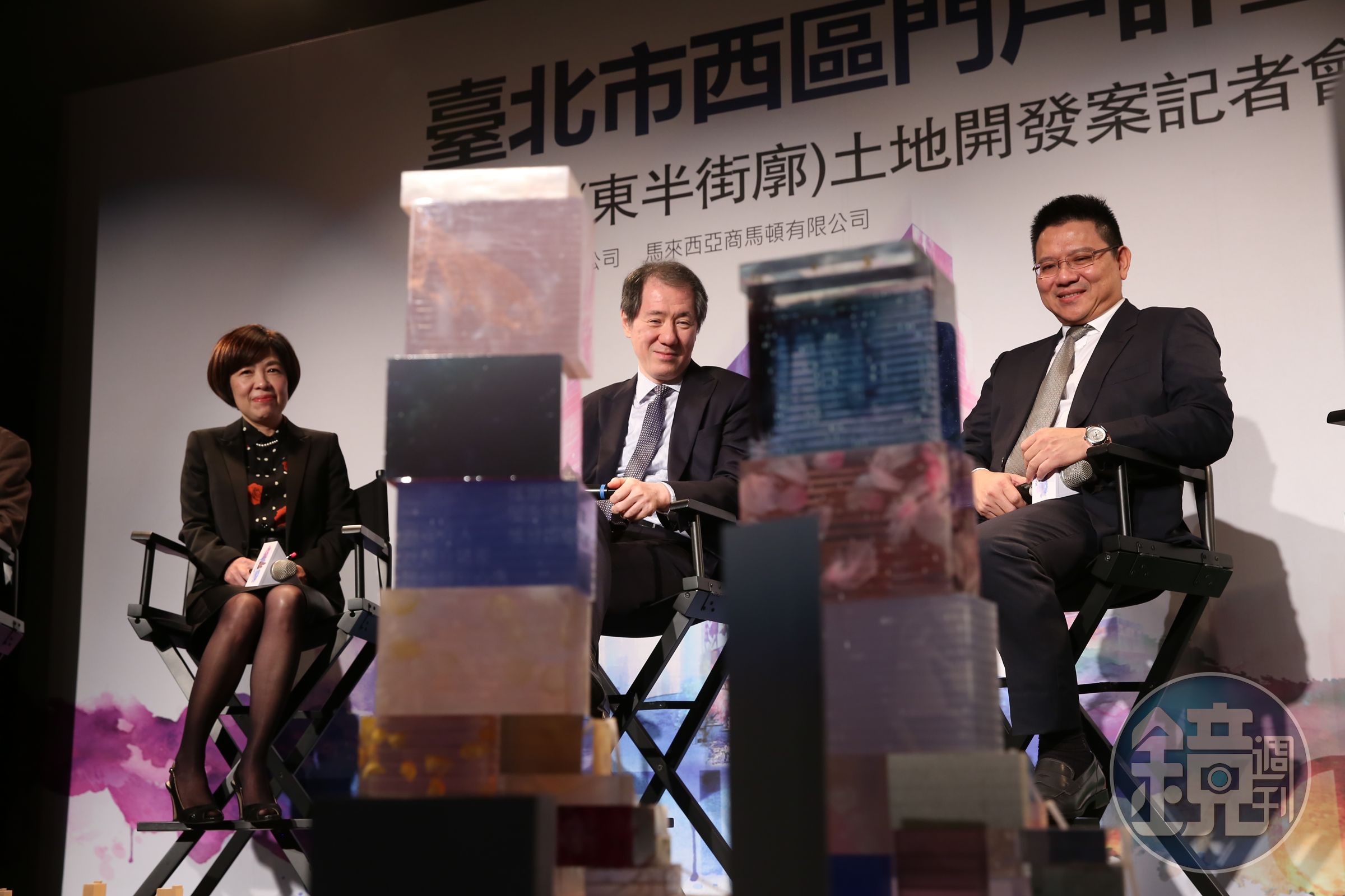 台北雙子星案由南海于品海拿下，他所領軍的團隊也在日前公布設計模型。