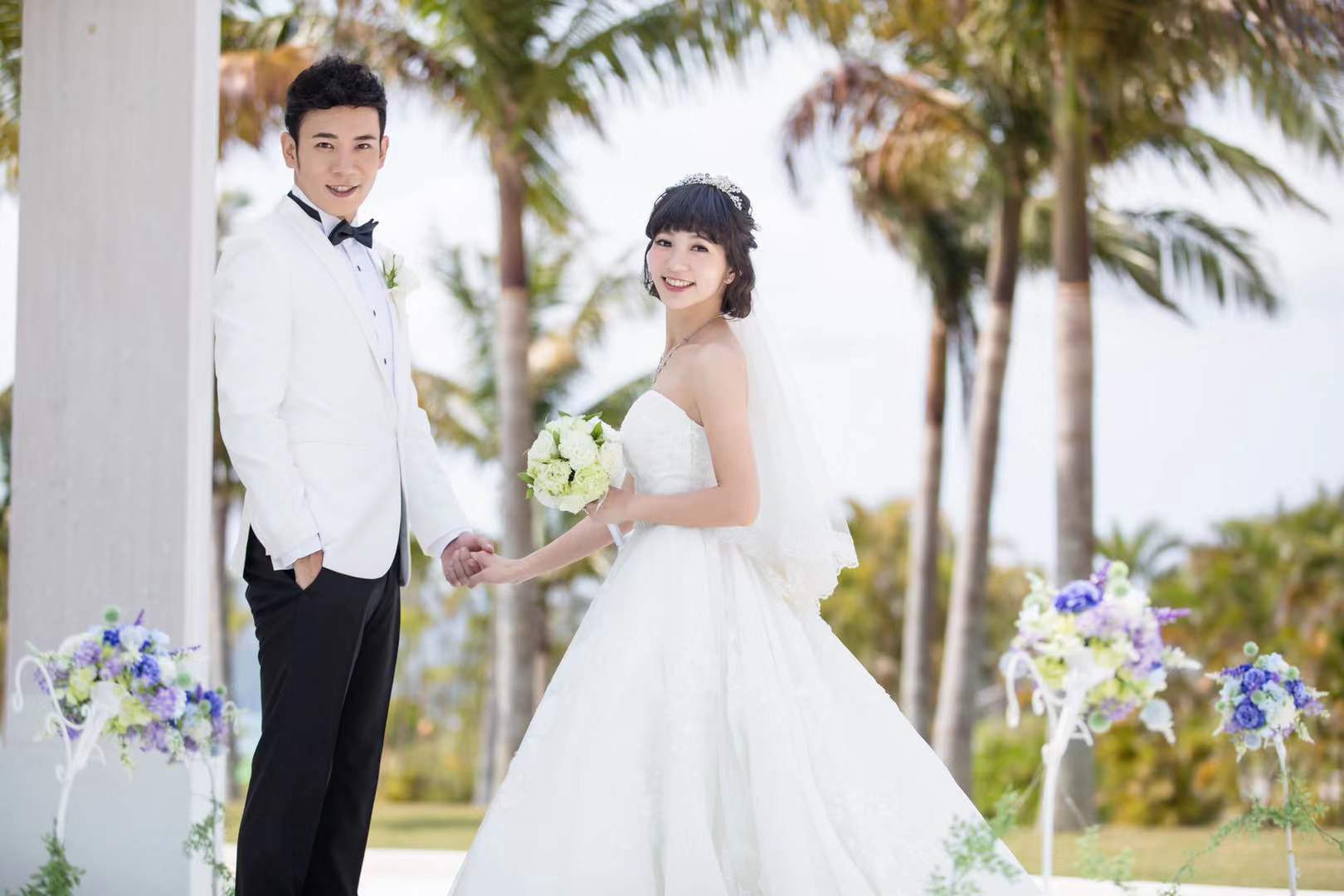 香蕉哥哥和草莓姐姐外型匹配，祕戀4年修成正果。（香蕉哥哥提供）