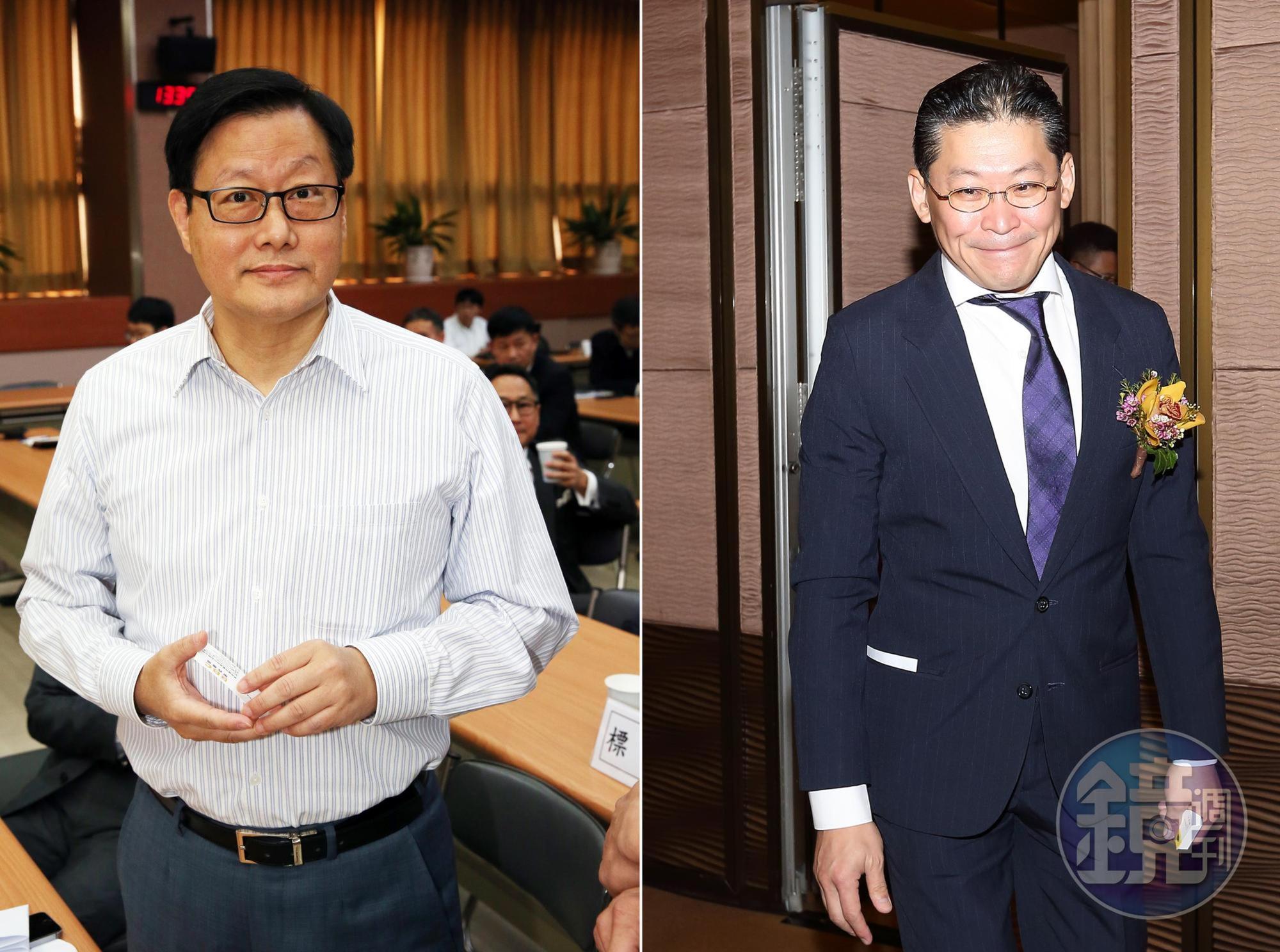 2018年2大建商大咖入主媒體,中嘉網路及東森電視分別被林鴻南(右)及張高祥(左)買下。