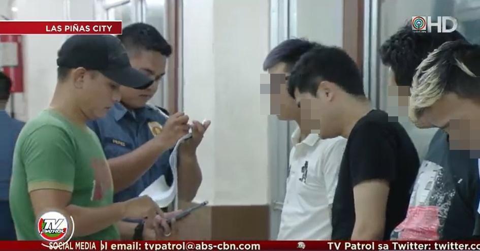 菲國警方逮捕囚禁我國運將的中國高利貸集團。（翻攝畫面）