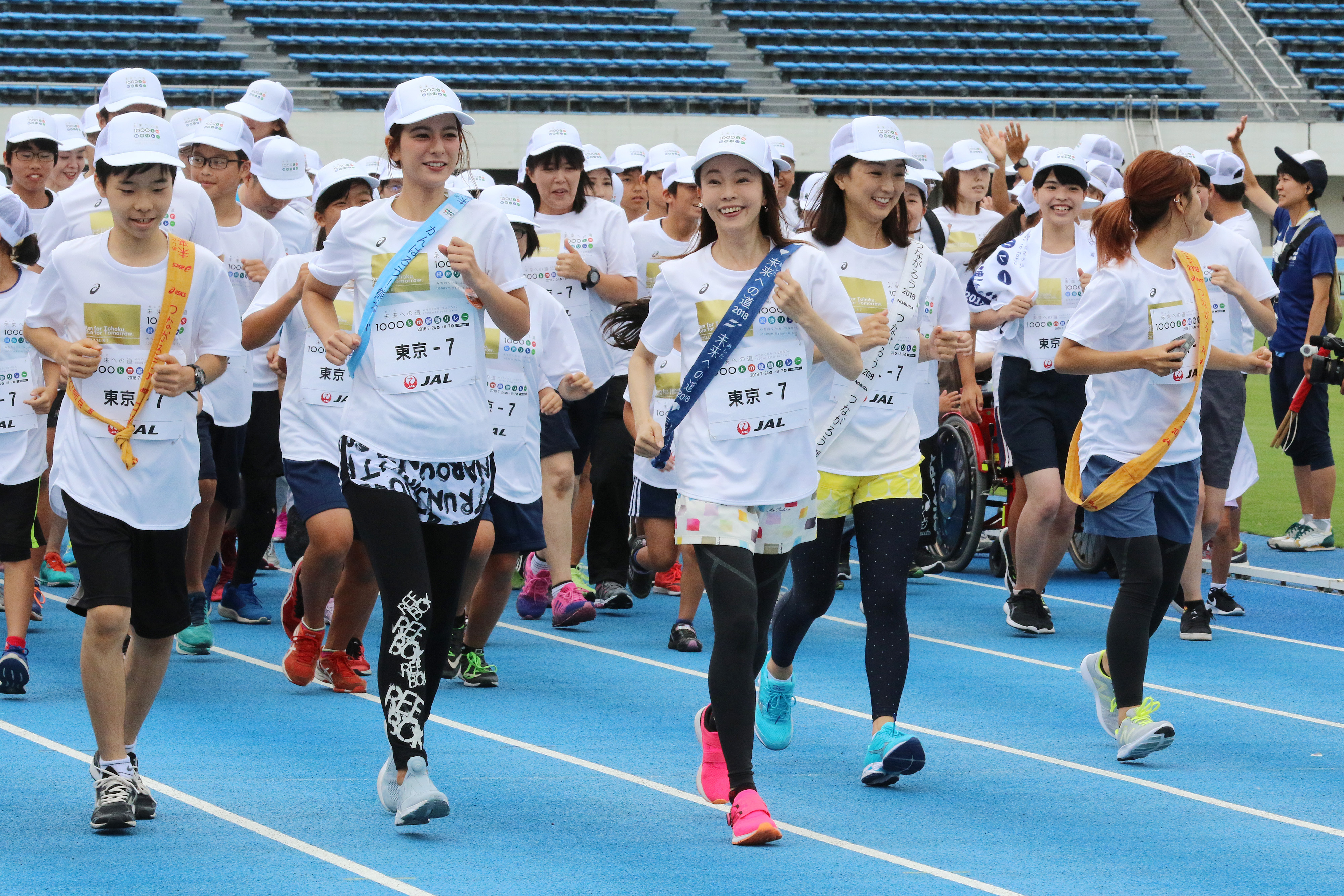 為了迎接2020東京奧運,今年8月日本東京舉辦馬拉松接力賽。(東方IC)
