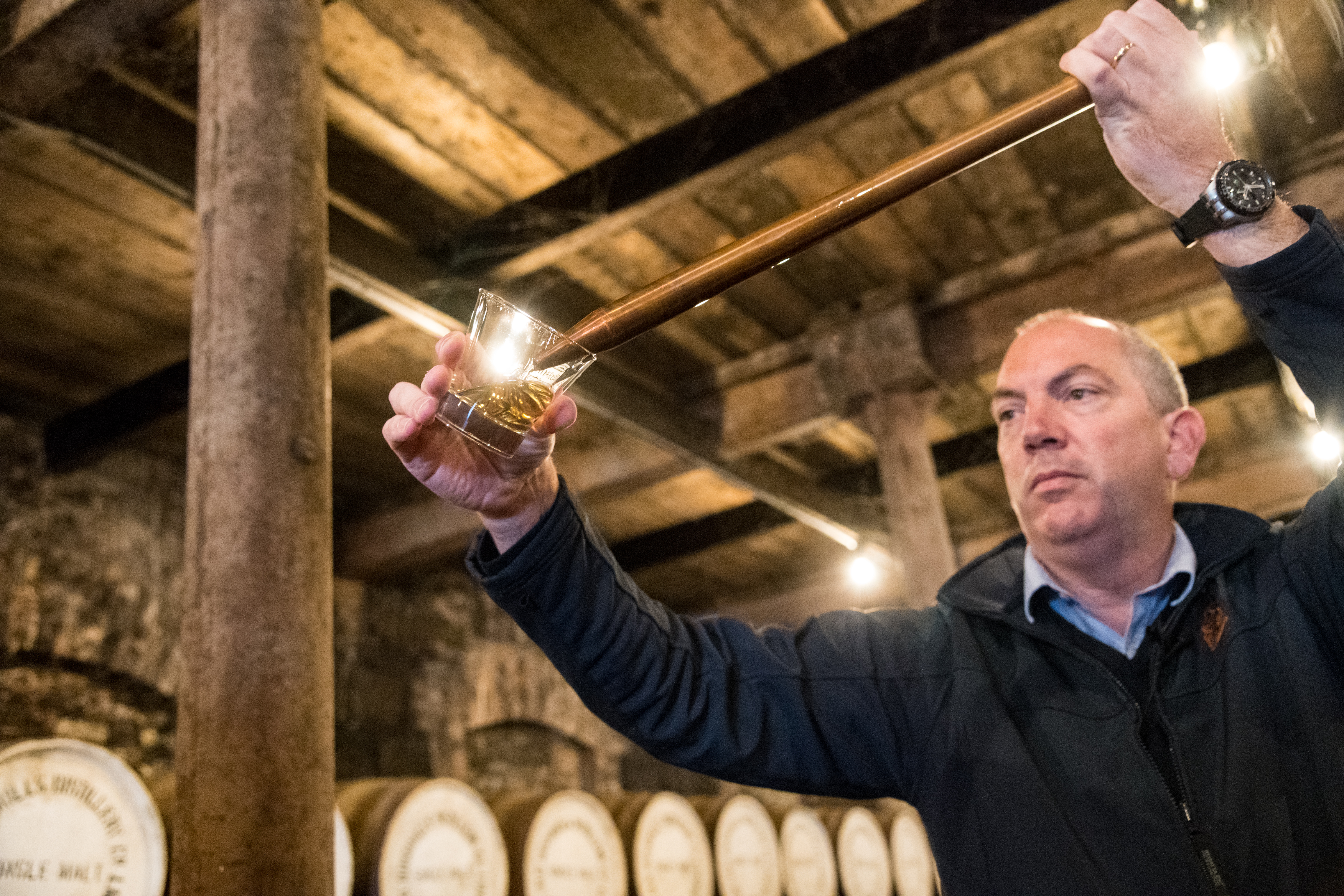 首席製酒師Colum Egan是布什米爾酒廠的靈魂人物。