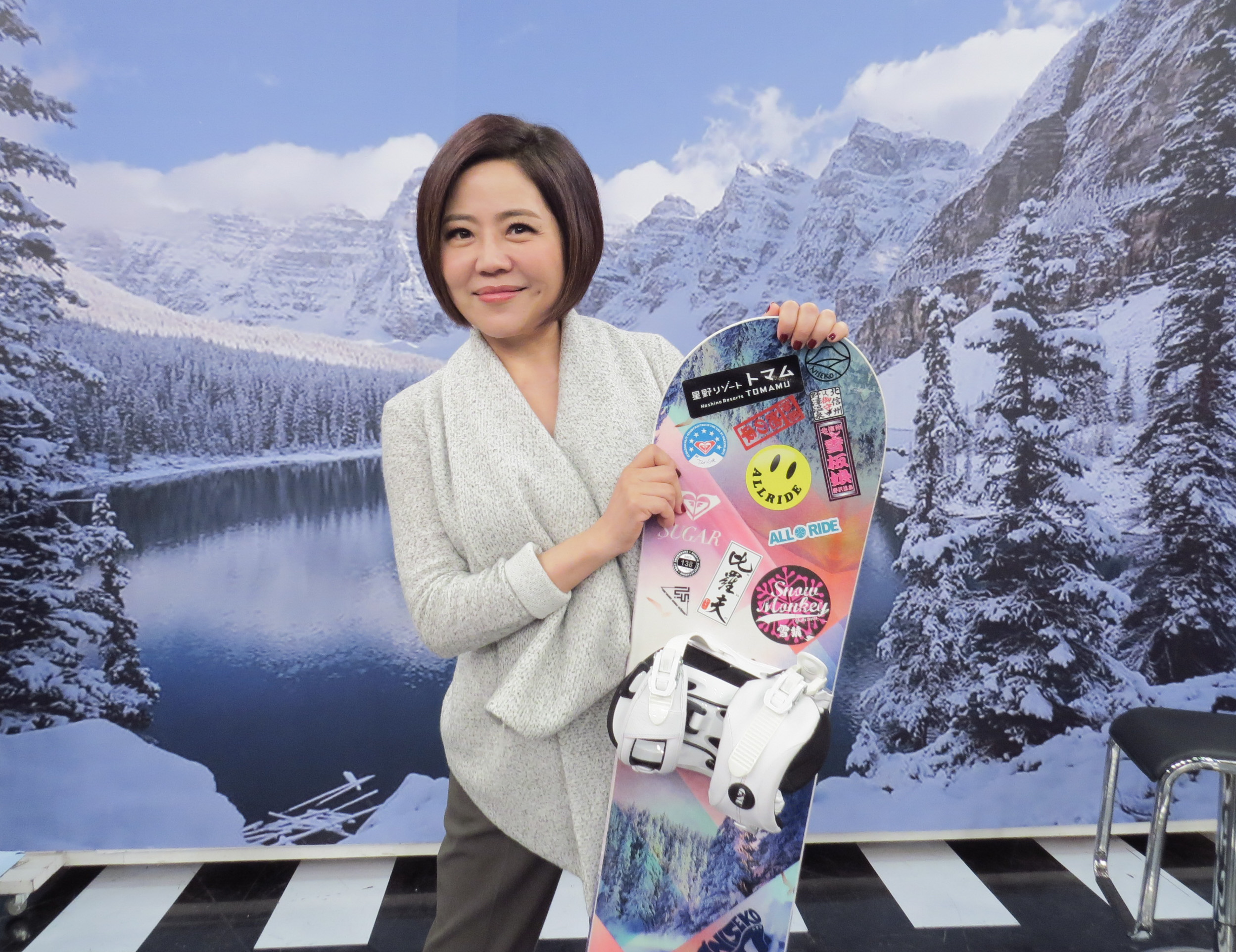 于美人跨年要吃兒女煮的大餐，開玩笑要準備腸胃藥。（衛視中文台）