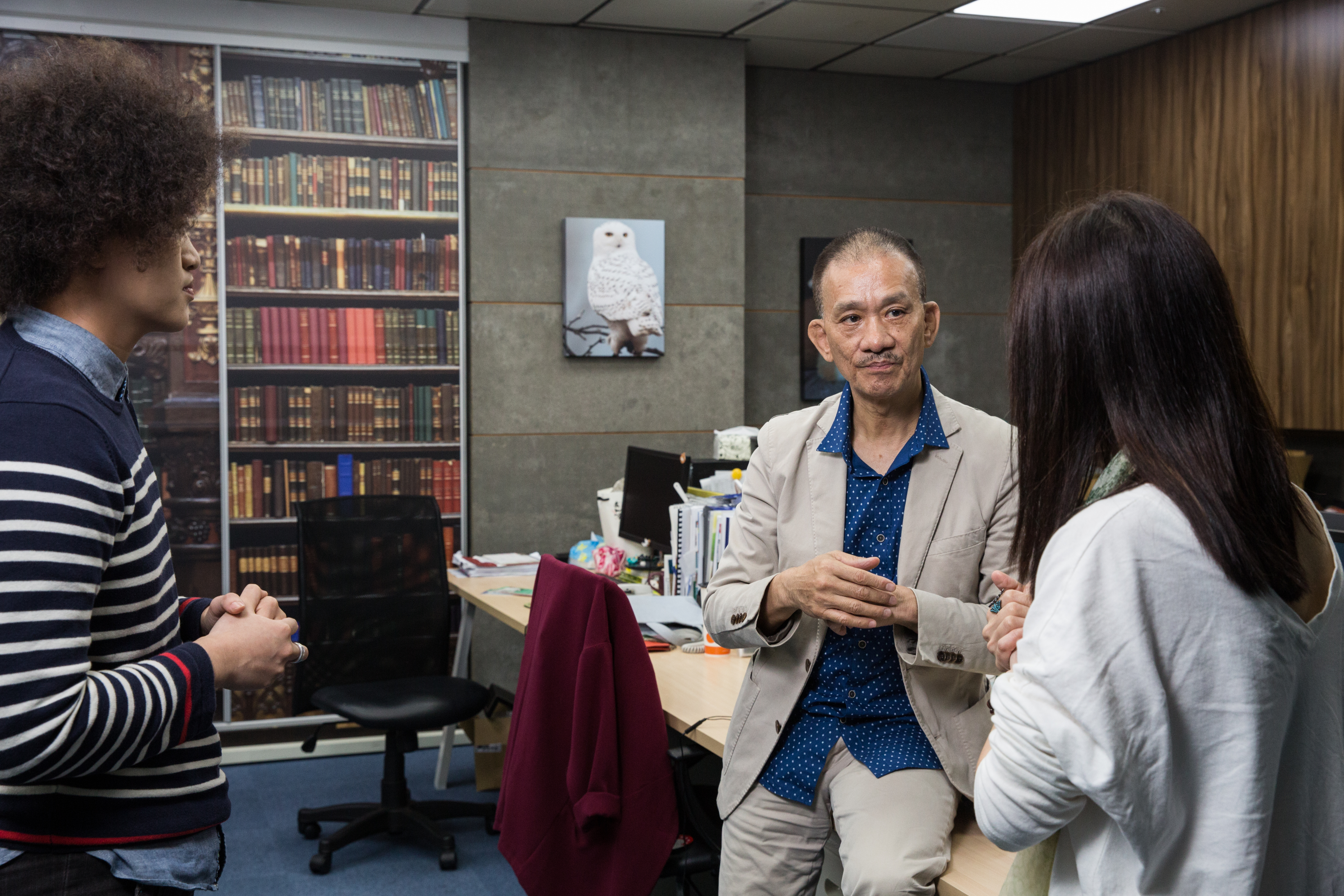 中華海洋生技董事長張永聲，也是「自然輸入法」的老闆，還轉投資成立另間公司做智慧助理，還有間公司在賣酒，堪稱斜槓董座。他工作、思考、運動、休閒皆如行雲流水。