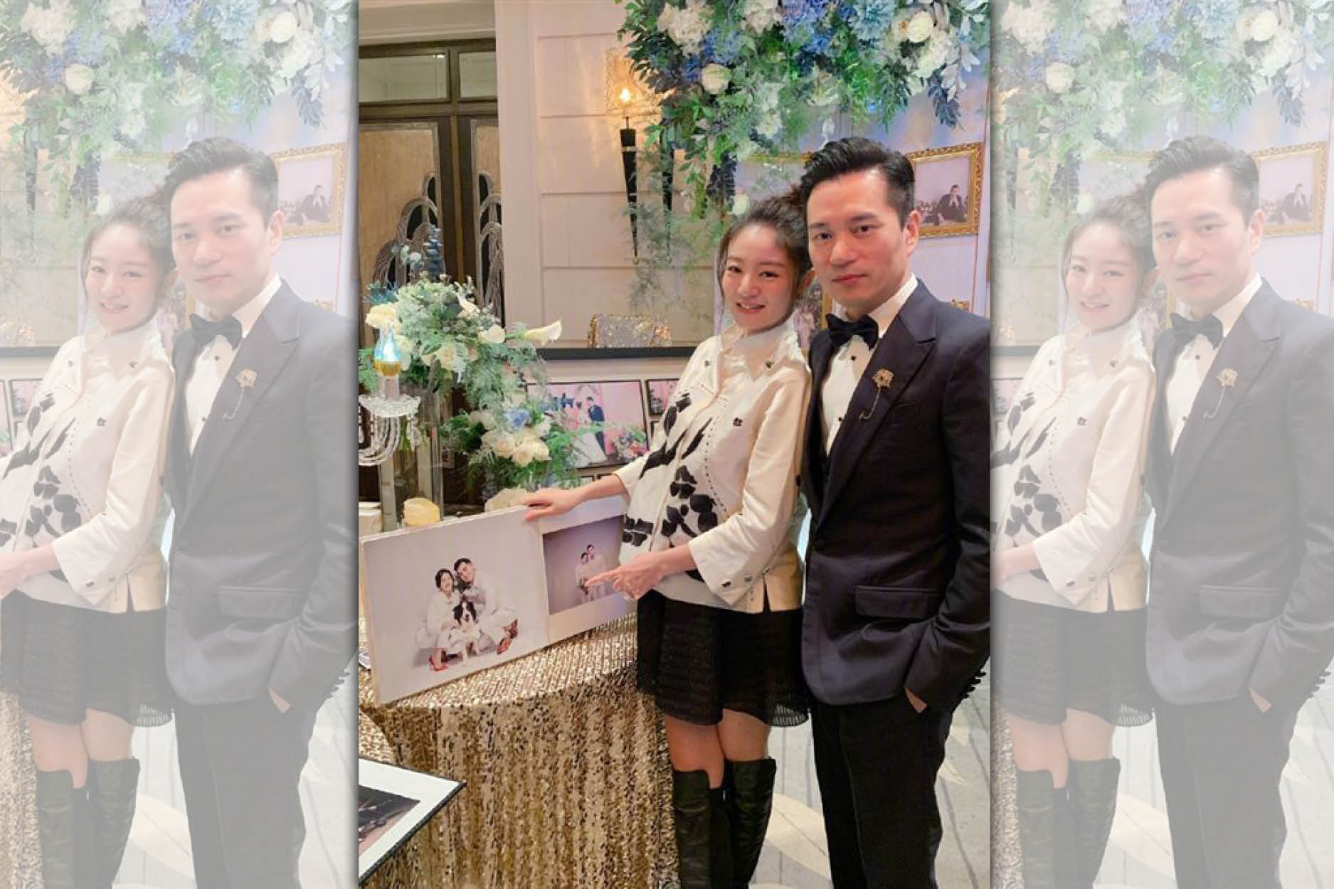 安以軒穿著寬鬆，被網友聯想懷孕了。（翻攝自安以軒微博）