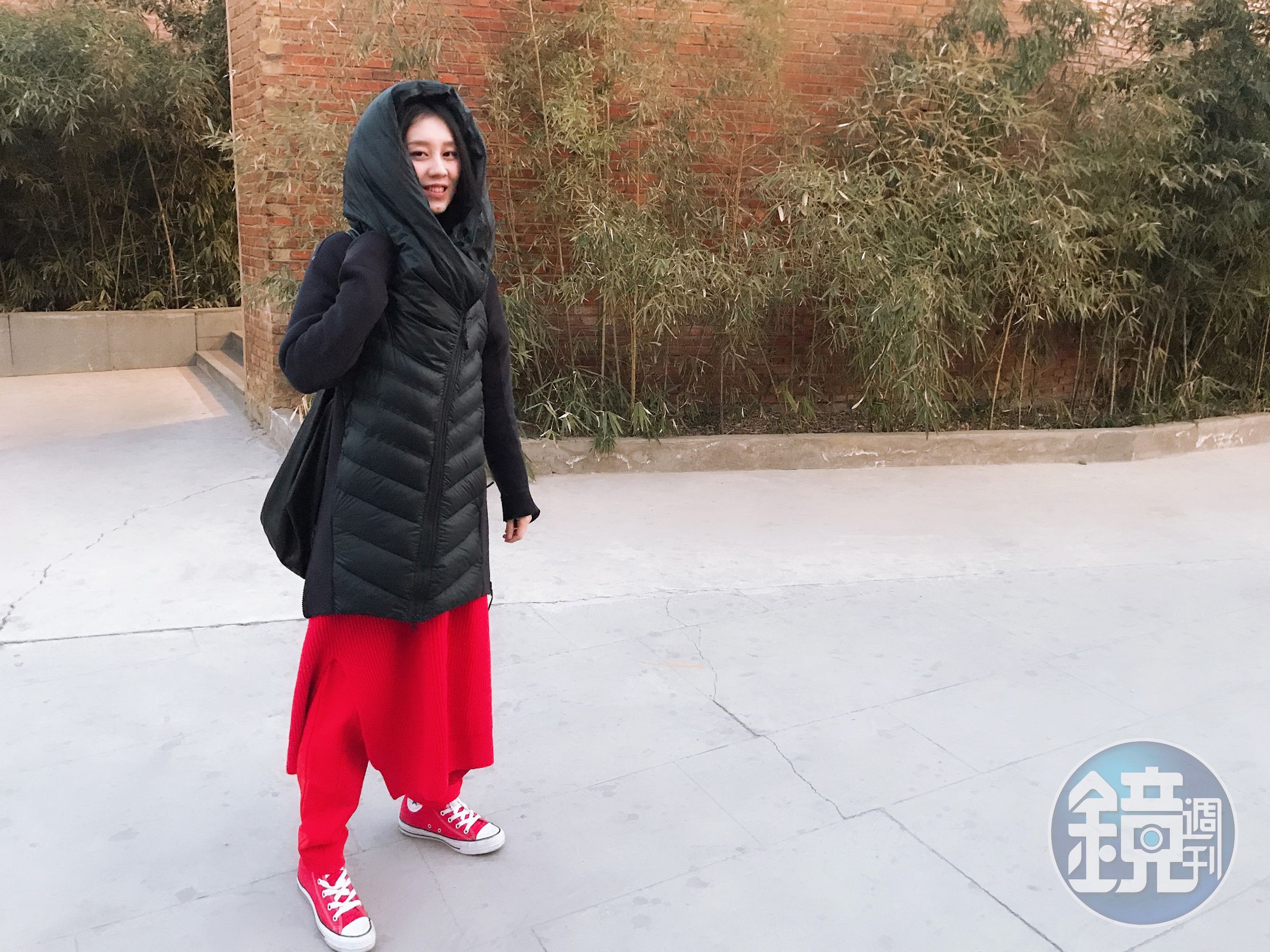 白安結束北京行程到台中，溫差極大如同洗三溫暖。（相信音樂提供）