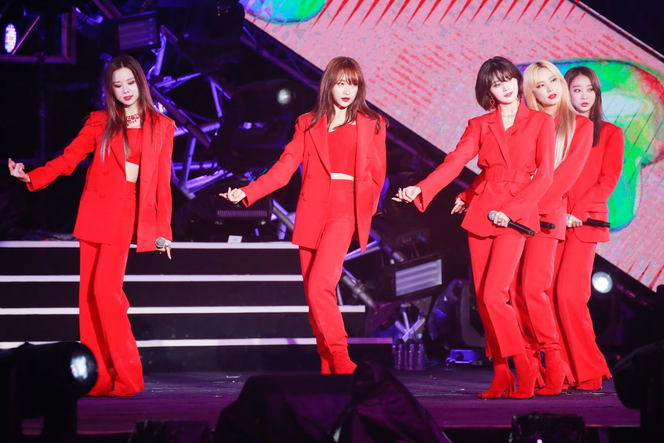 EXID勁歌熱舞讓歌迷也想跟著一起跳舞。