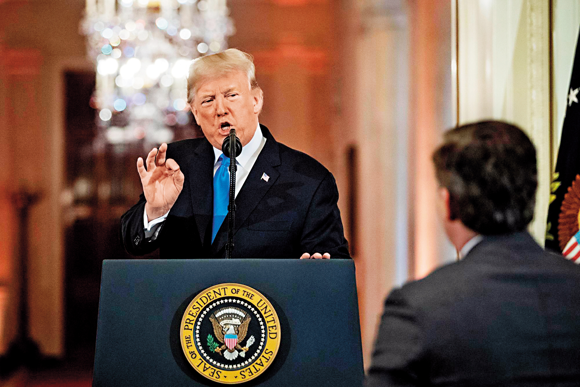 為2020年續任布局的川普，仰賴高達1兆美元的基礎建設方案來創造續任的條件。（東方IC）