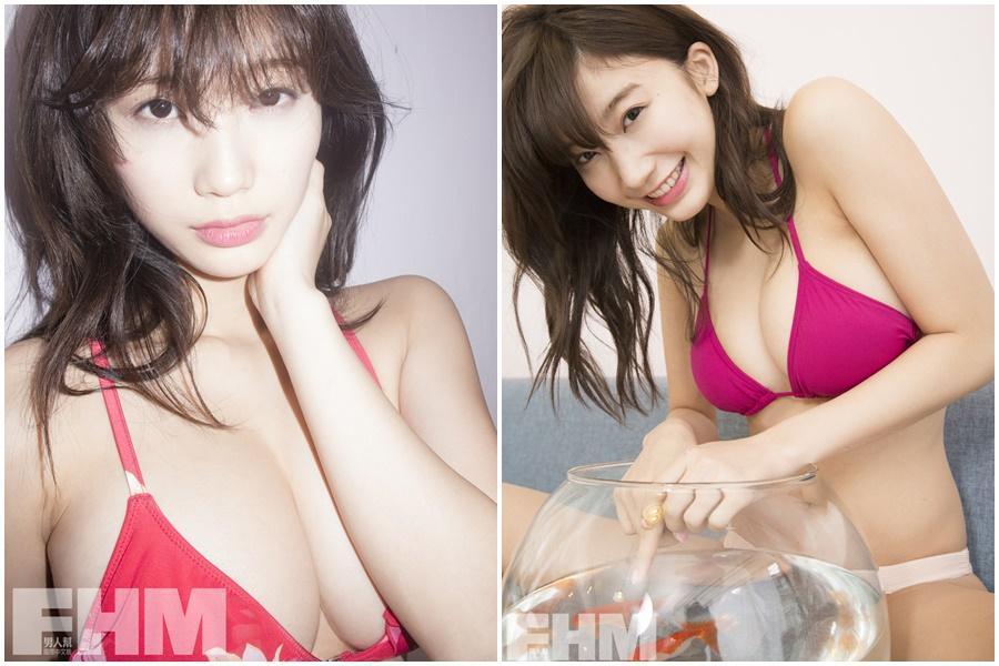 小倉優香(おぐらゆうか)擁有G罩杯好身材,已經四度來台。(FHM提供)