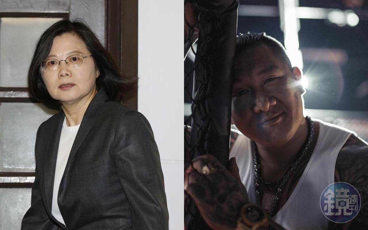 館長陳之漢在臉書上力讚蔡英文總統。
