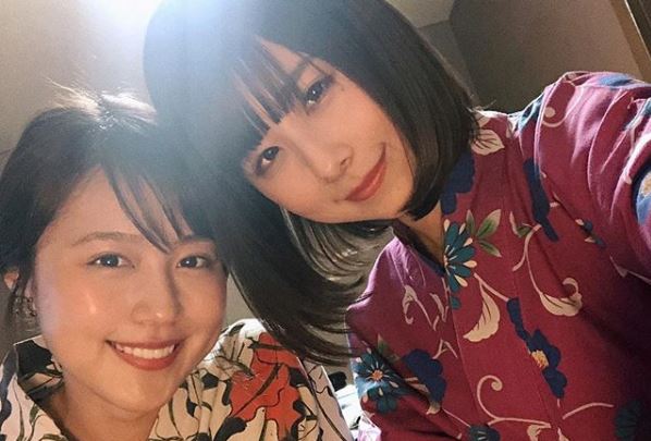 有村架純與姊姊有村藍里合影，一起跟粉絲們拜年。（翻攝自有村藍里IG）
