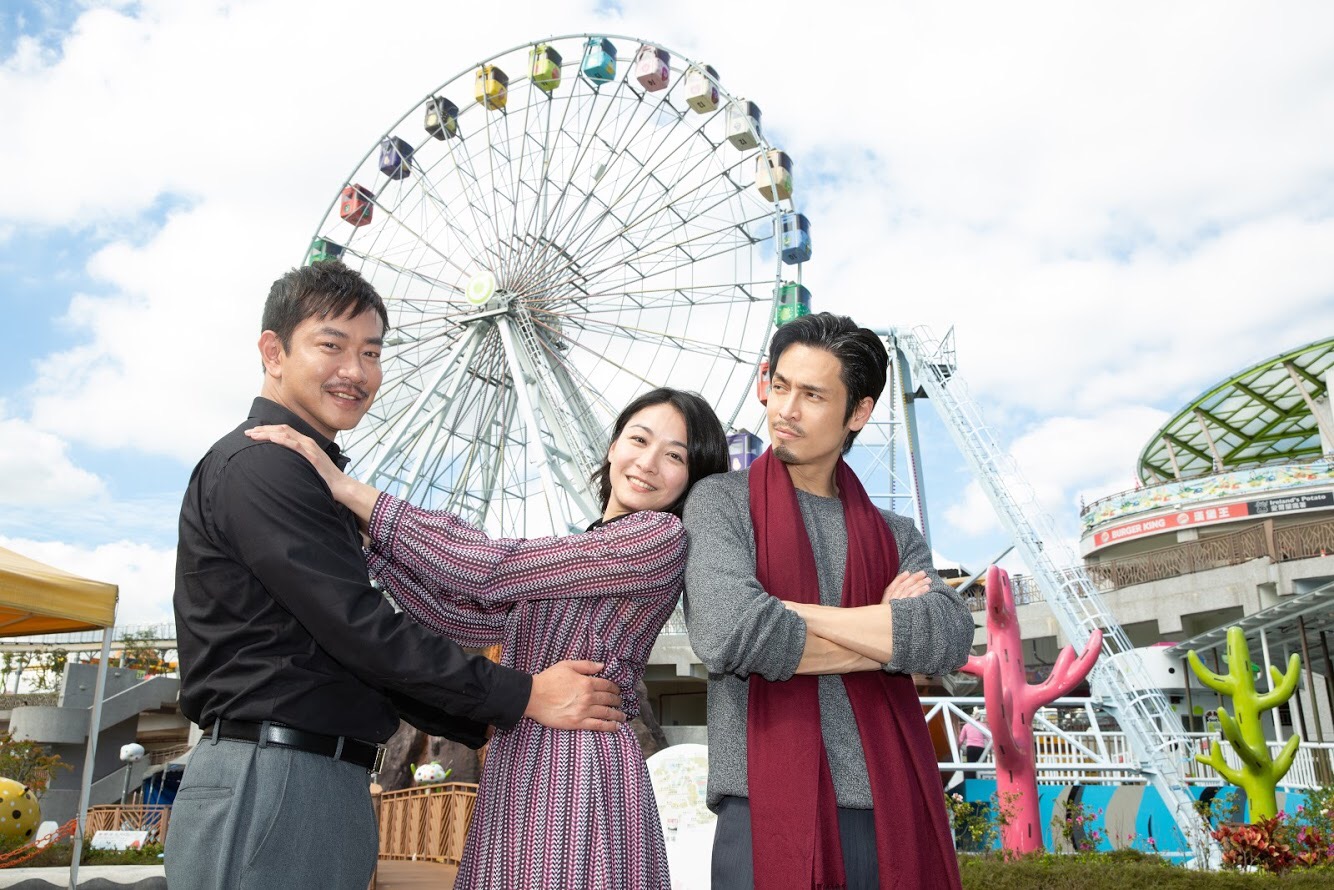 江俊翰（左起）、江祖平、GINO私下交情不錯。