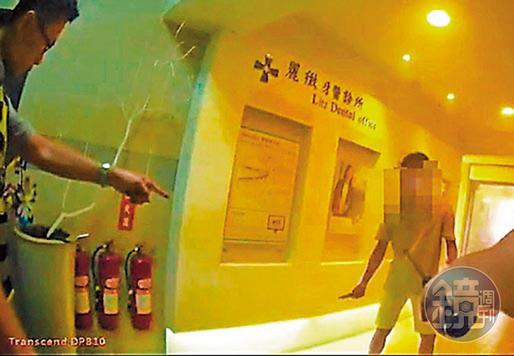 去年在台中發生的牙醫診所凶殺案,盧致宏曾幫忙清潔。(翻攝畫面)