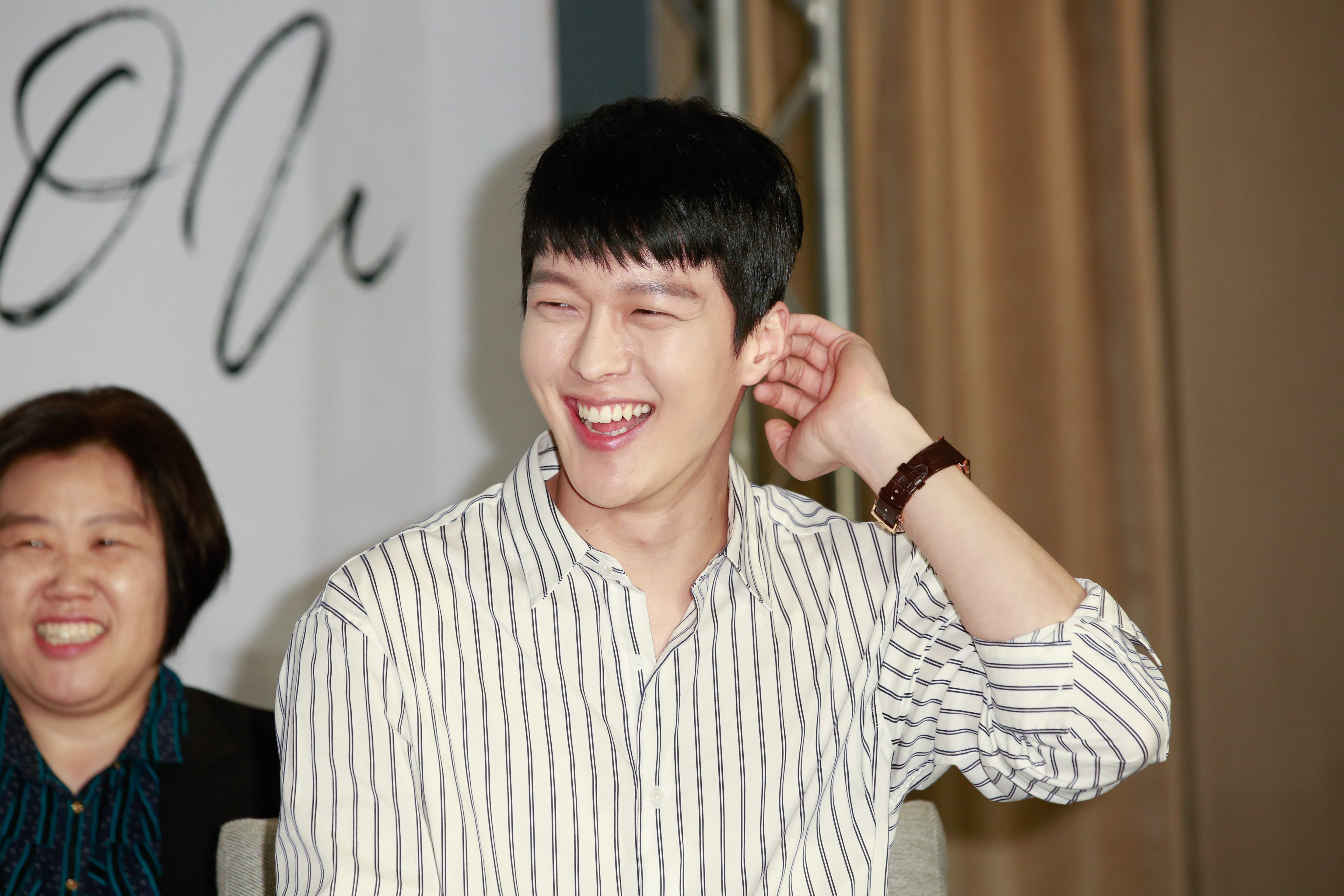 韓星張基龍聽到他名字跟「基隆」同音，說很想去基隆玩。