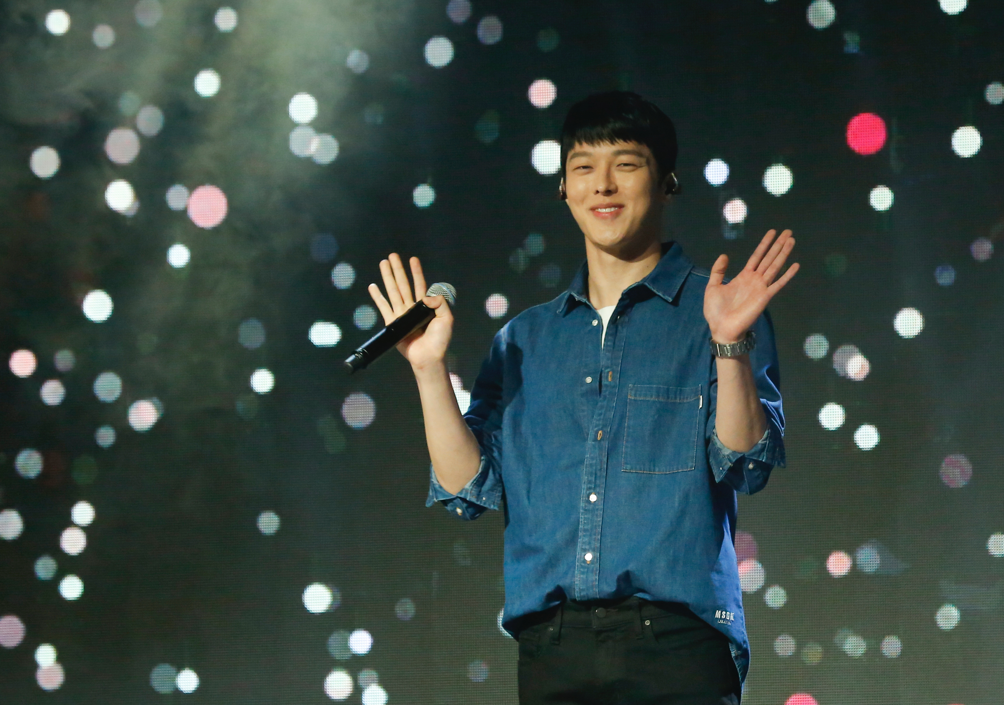 韓星張基龍在台灣舉辦首次粉絲見面會。