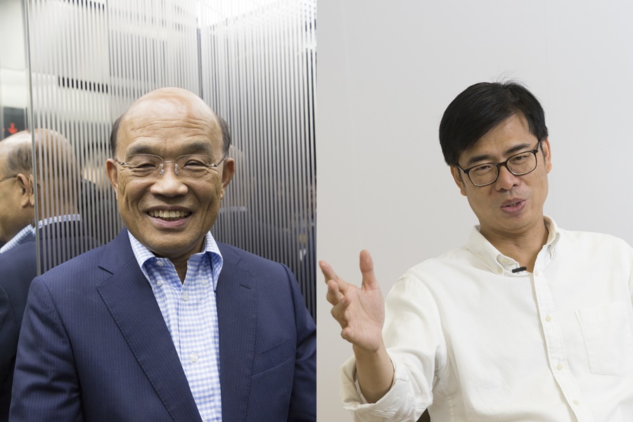 行政院長賴清德預計本週將請辭，預計將接任正副政院閣揆位置的是蘇貞昌與陳其邁呼聲最高。