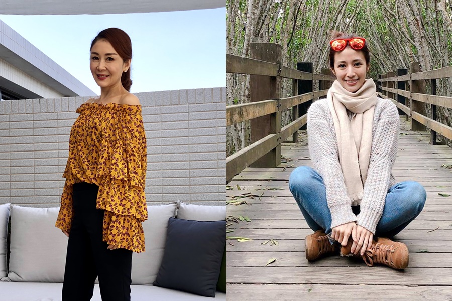 曲艾玲對公益活動不遺餘力，李蒨蓉則送出漂亮的碗盤組合，希望有粉絲喜歡。（艾迪昇提供）