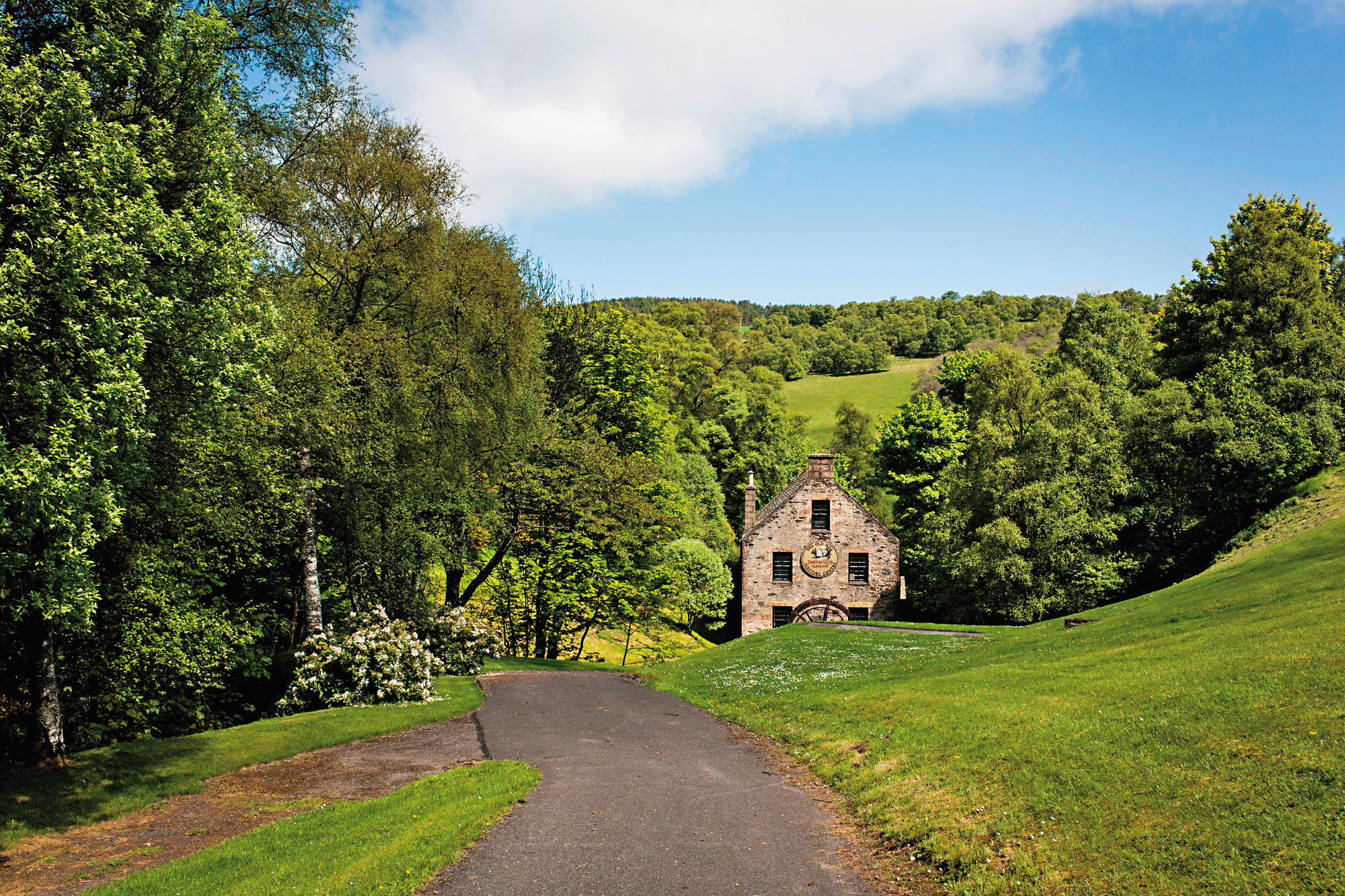 塔木嶺酒廠座落於人煙稀少的斯貝塞山麓，儘管這裡面積不大，卻集中了蘇格蘭超過一半蒸餾廠，Tamnavulin是蓋爾語中「山中的紡廠」之意。