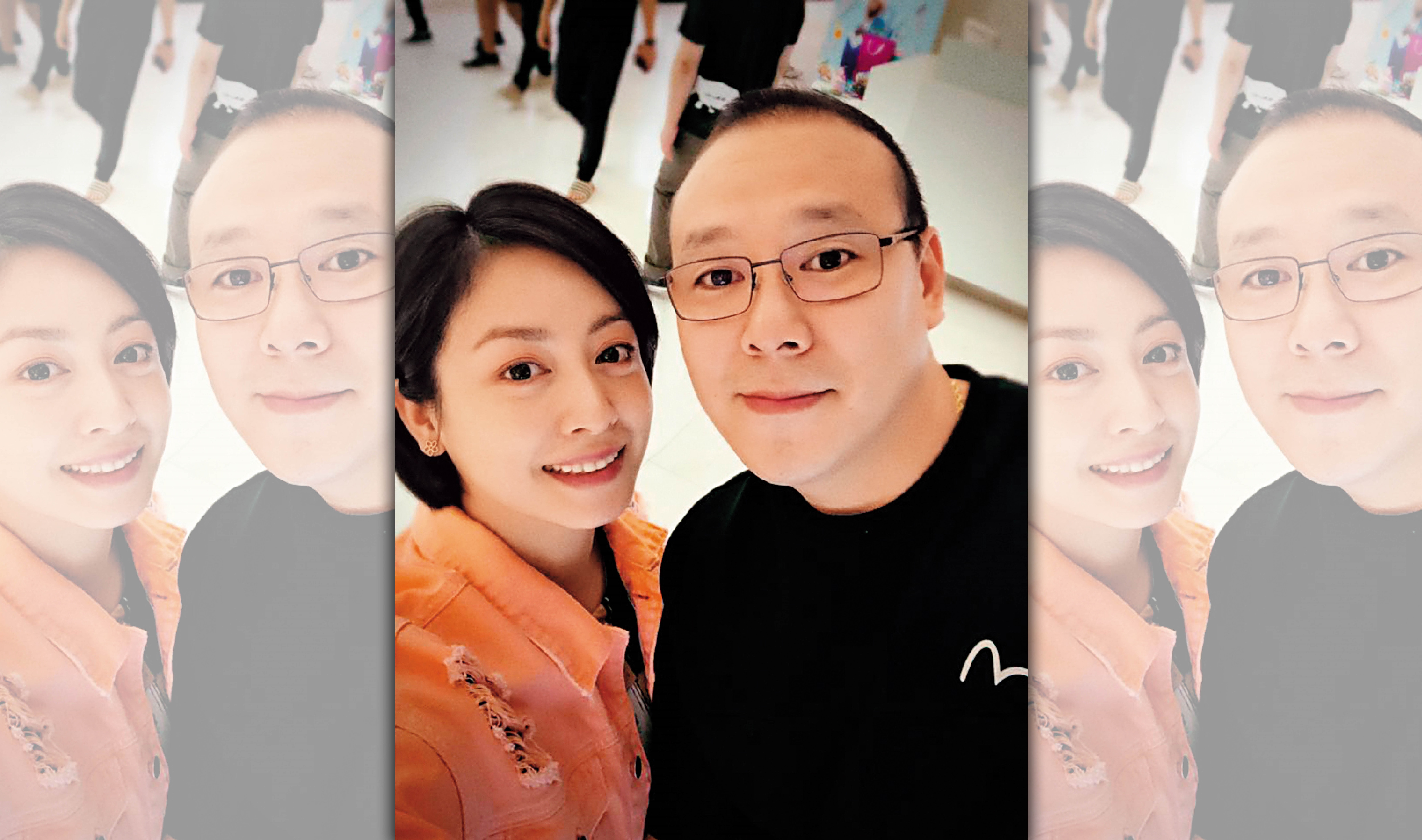 因電視校園劇《麻辣鮮師》竄紅的女星范筱梵（左）與老公王柏森（右）定居泰國，王遭合作夥伴爆料曾是人蛇集團首腦。（翻攝范筱梵臉書）