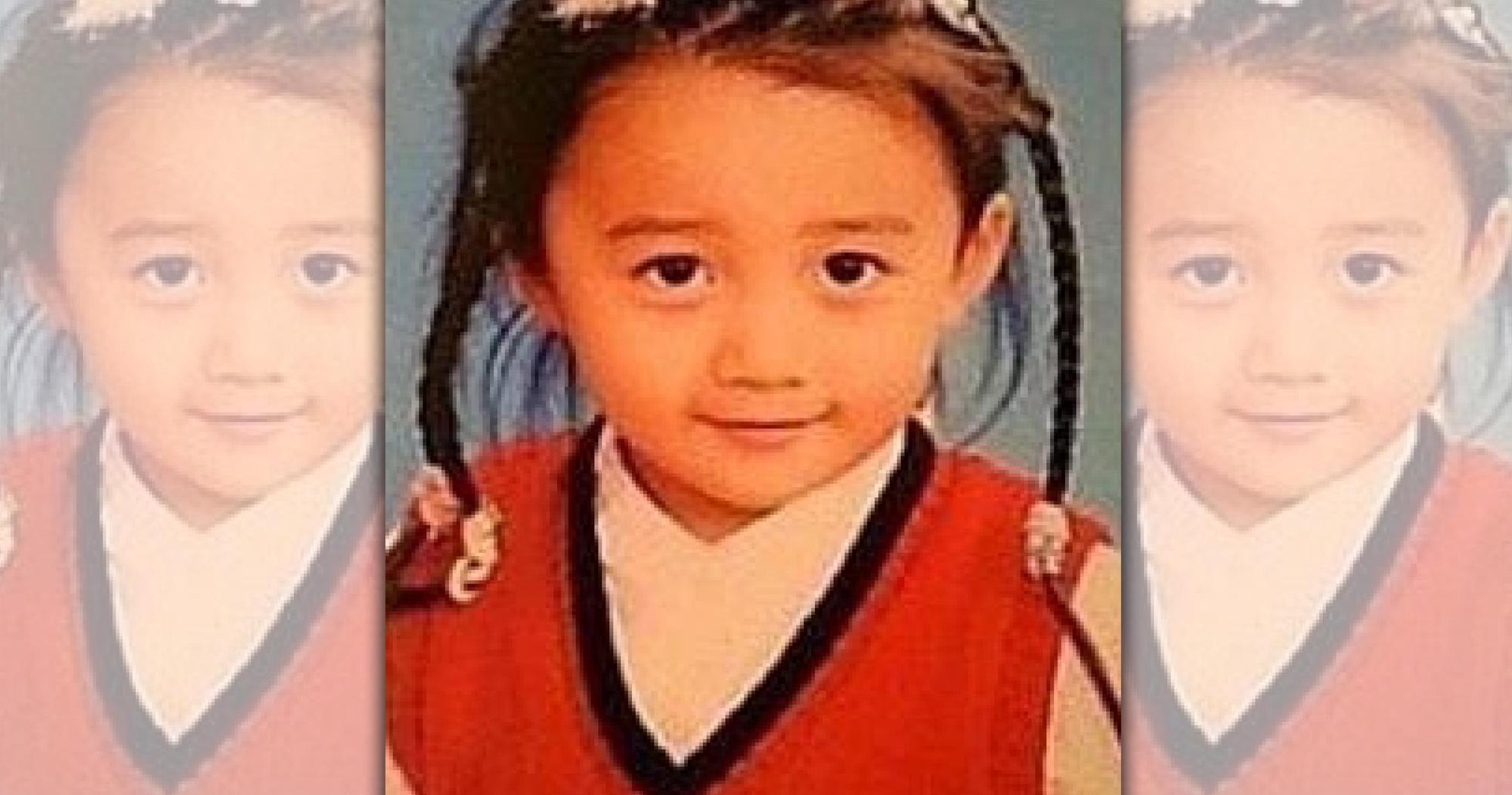 木村心美至今只有小時候曝光的照片一張。（翻攝新浪娛樂）