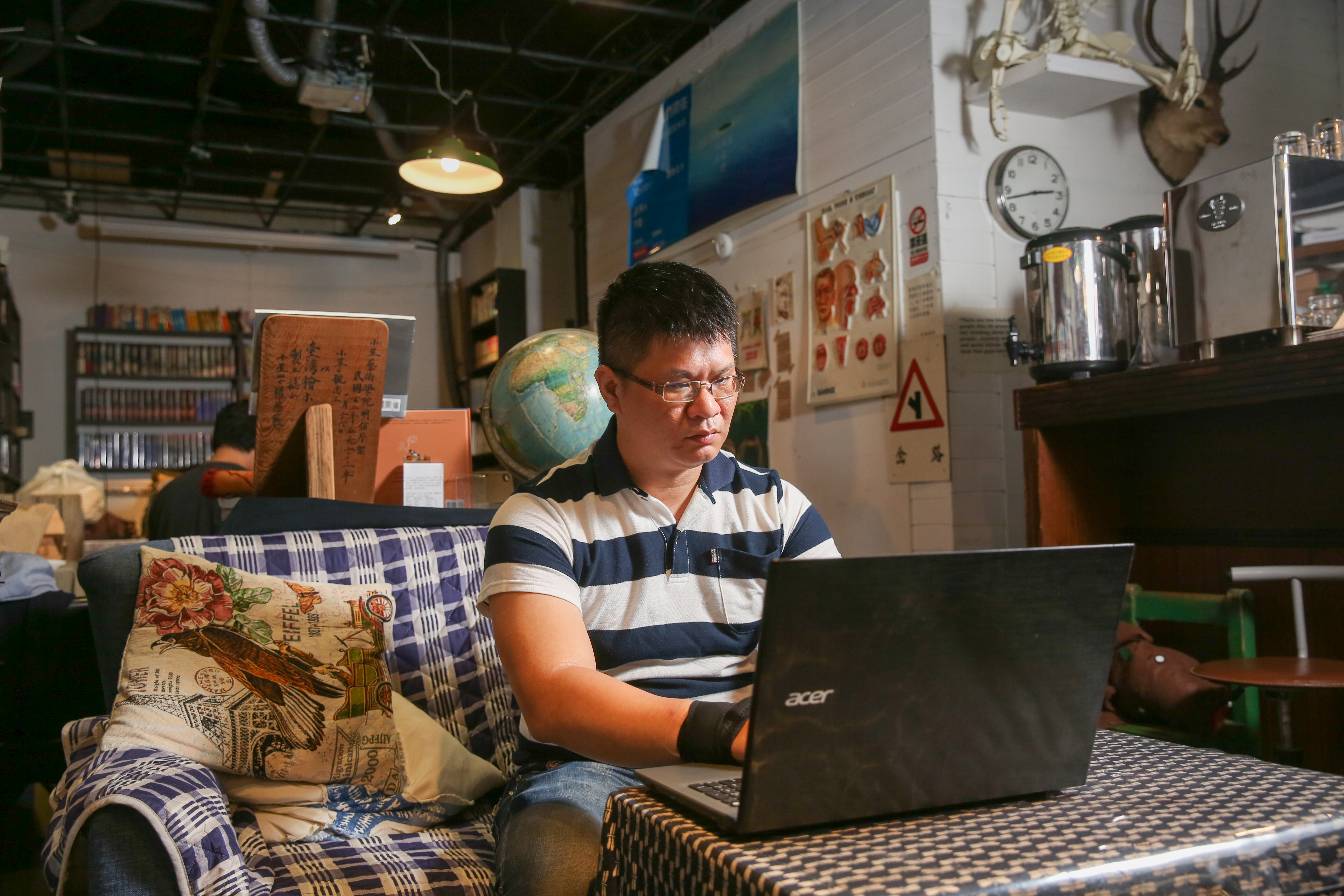 命案現場清理師工作辛苦，盧致宏不顧親友反對堅持要做，他常會把一些故事與心得寫在粉絲專頁。