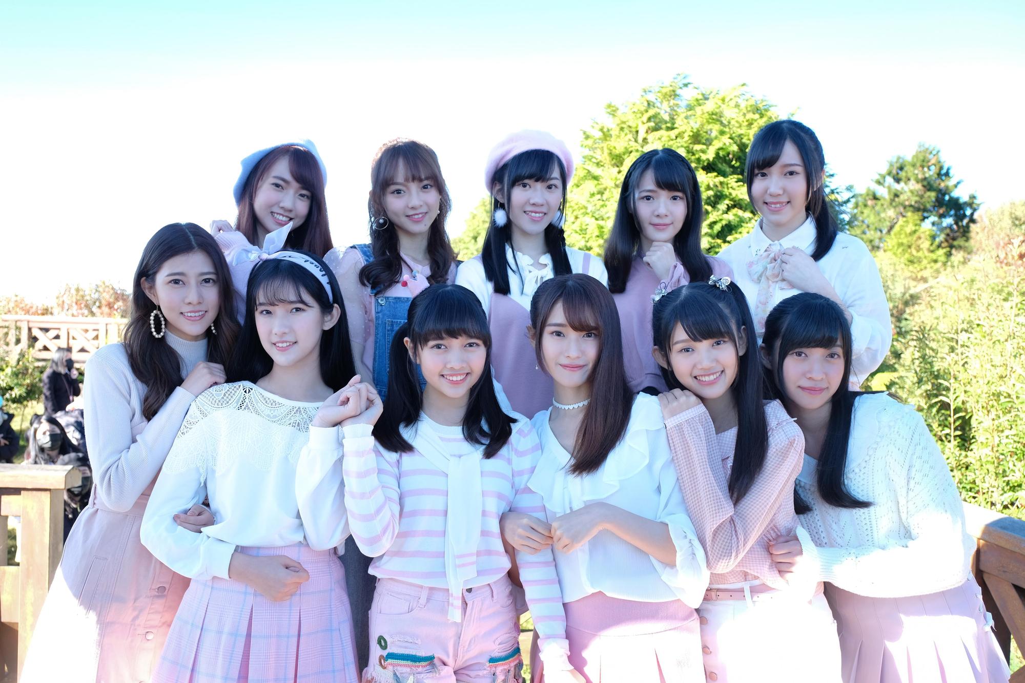 女團AKB48 Team TP推出第二波主打新歌〈櫻花瓣〉MV。（好言娛樂提供）