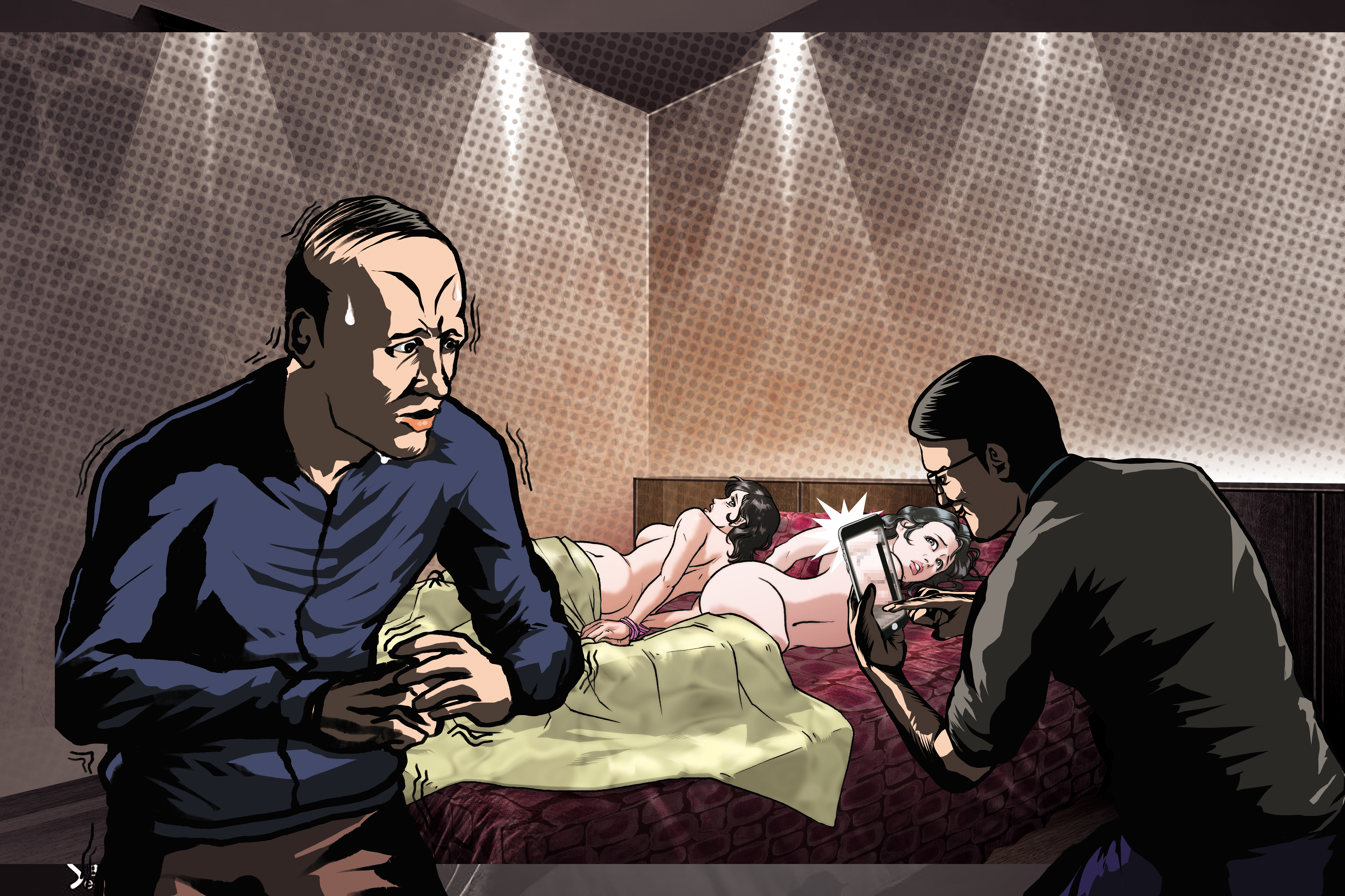 丁嫌自稱為錢潛入好友家，最後竟反綁被害人母女並強拍裸照。