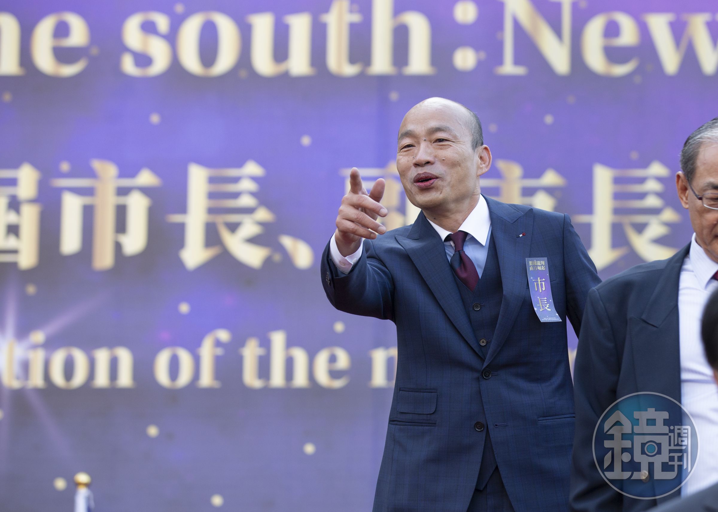 韓國瑜面對媒體問道，王金平宴請是不是想要請他幫忙，韓國瑜僅回說「幫忙打麻將的事嗎？」。