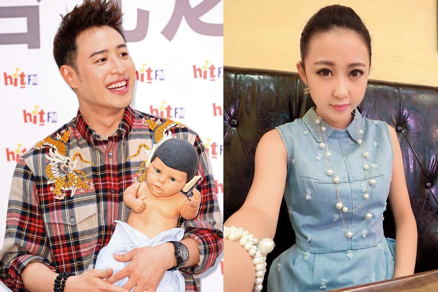潘瑋柏傳與交往9個月的大陸空姐女友Luna已在美國登記結婚,且女方已懷孕,他今年將當爸爸。(右圖翻攝自Luna微博)