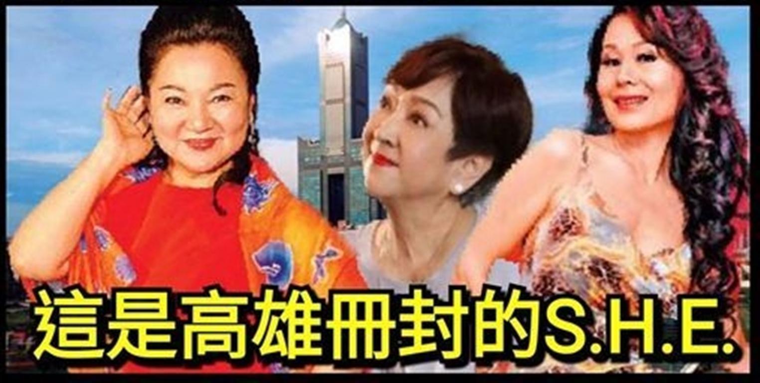 新科市議員邱于軒受訪稱,高雄觀光代言人白冰冰、張琍敏、甄珍好比S.H.E。(翻攝自就是堵藍臉書)