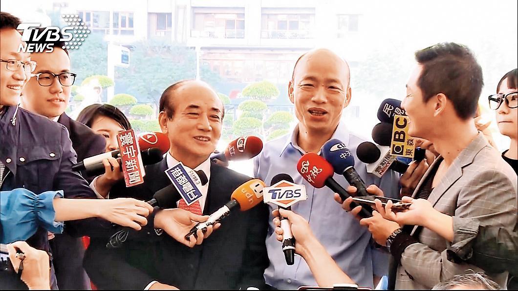 王金平與高雄市長韓國瑜互動頻繁，未來韓流將是他參選2020上一大助益。（翻攝TVBS）